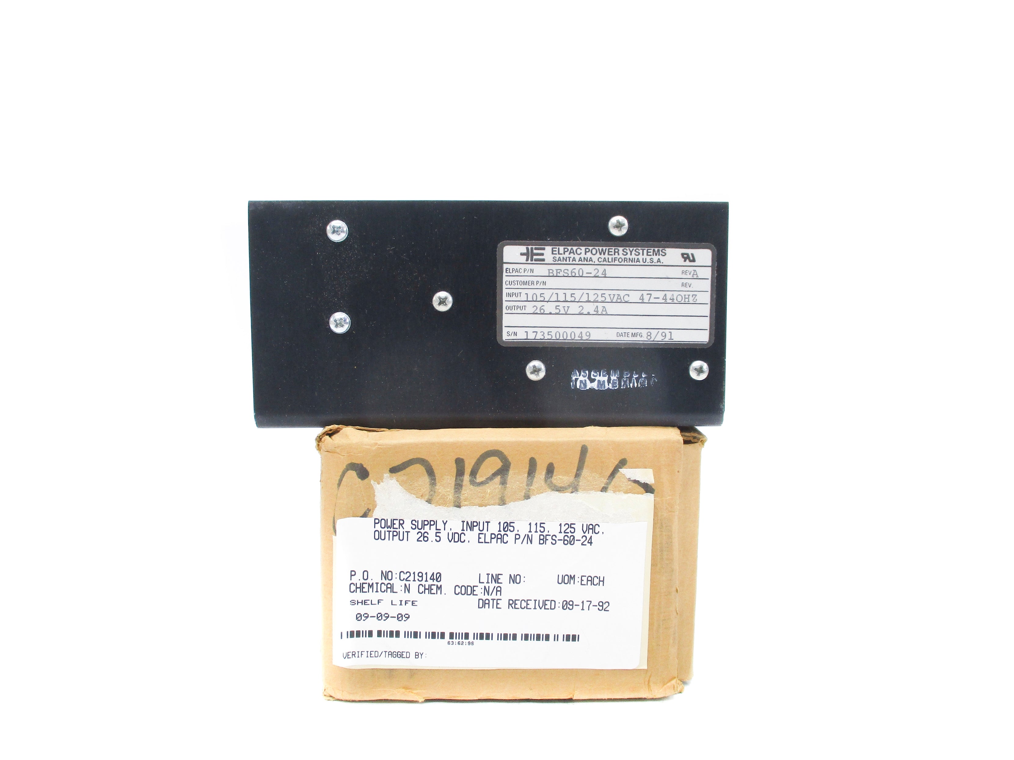 ELPAC BFS-60-24 NSMP