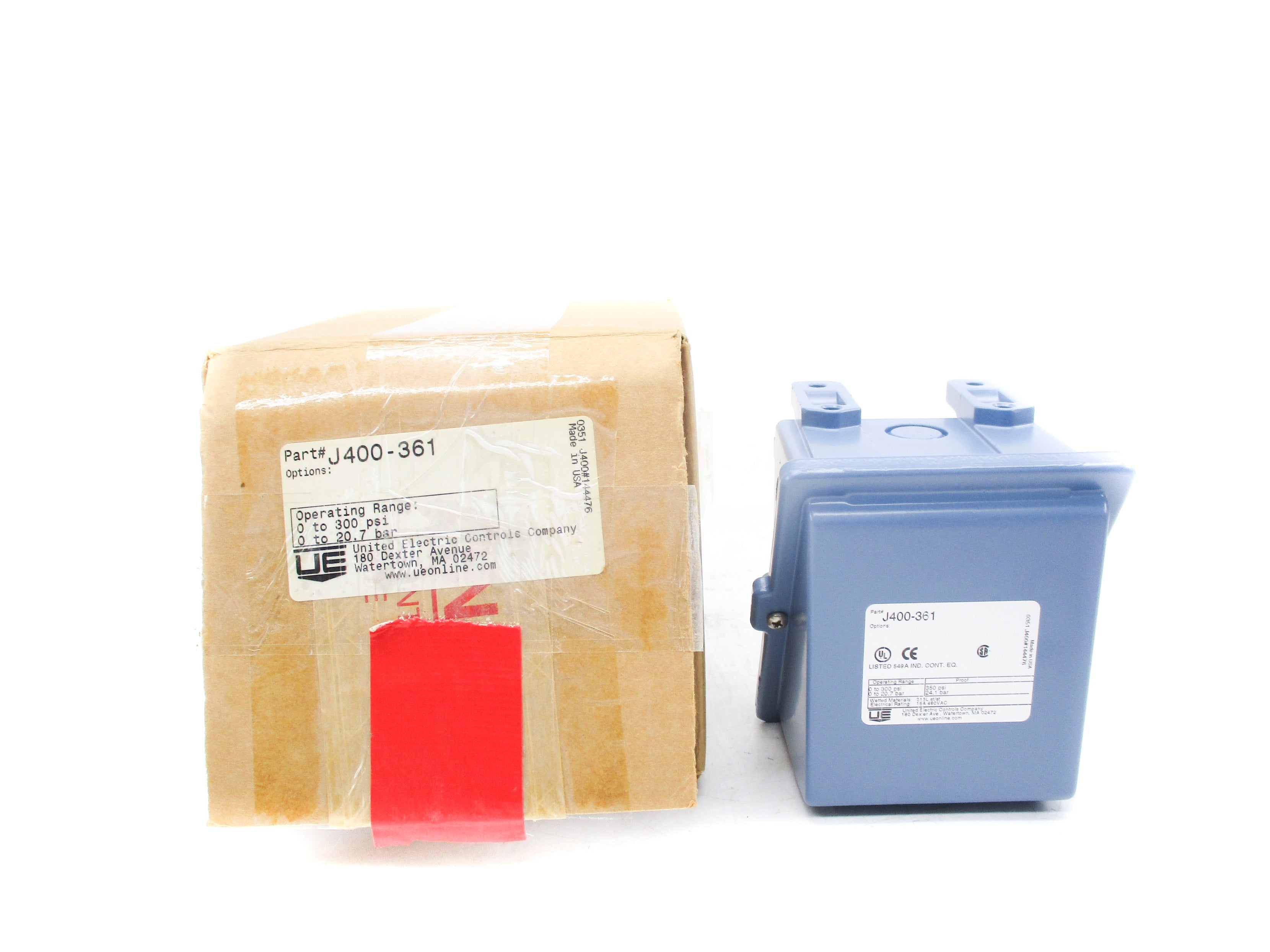 UNITED ELECTRIC J400-361 0-300PSI NSMP