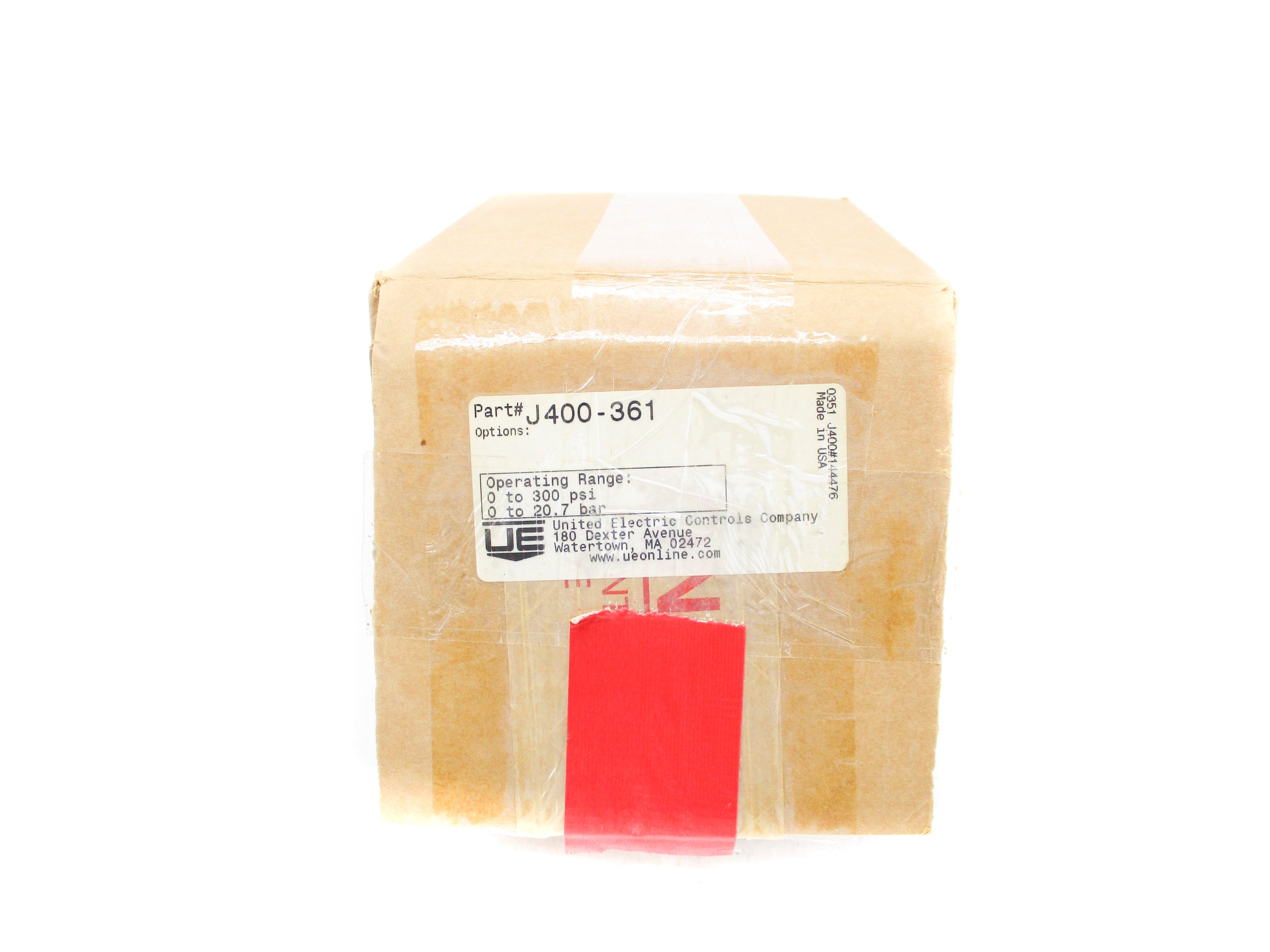 UNITED ELECTRIC J400-361 0-300PSI NSMP