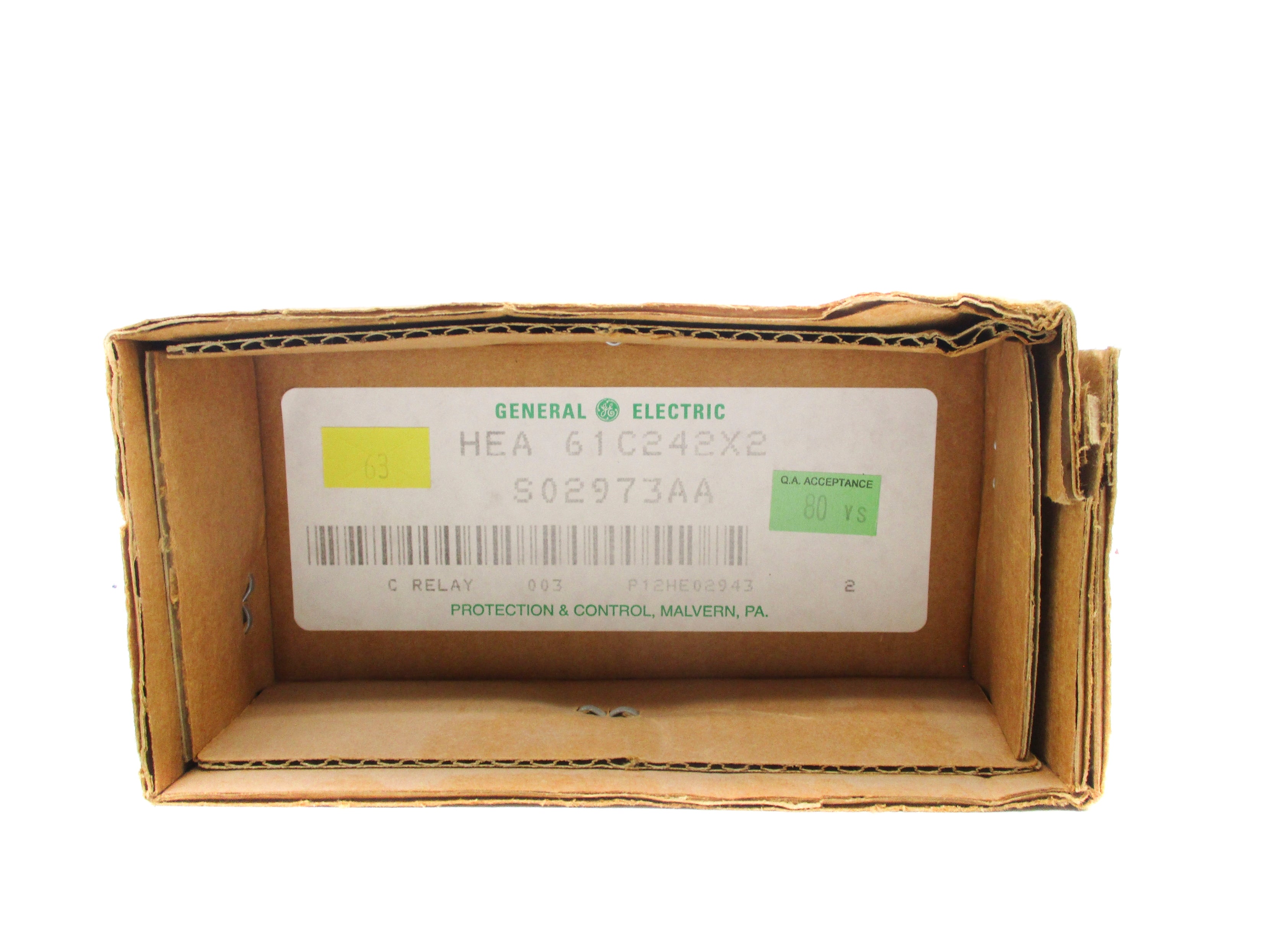 GENERAL ELECTRIC 12HEA61C242X2 125V NSMP