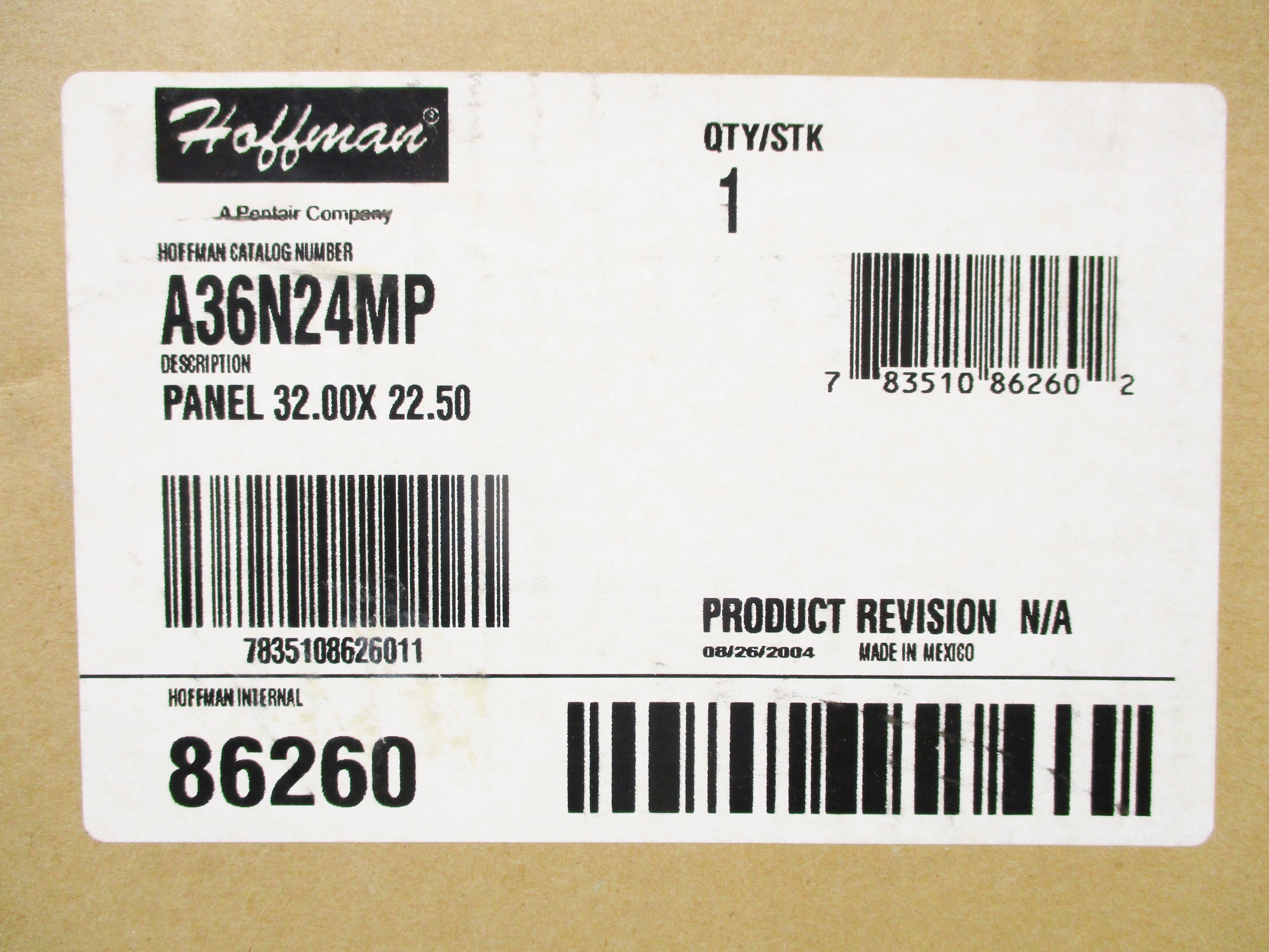 HOFFMAN A36N24MP NSFS