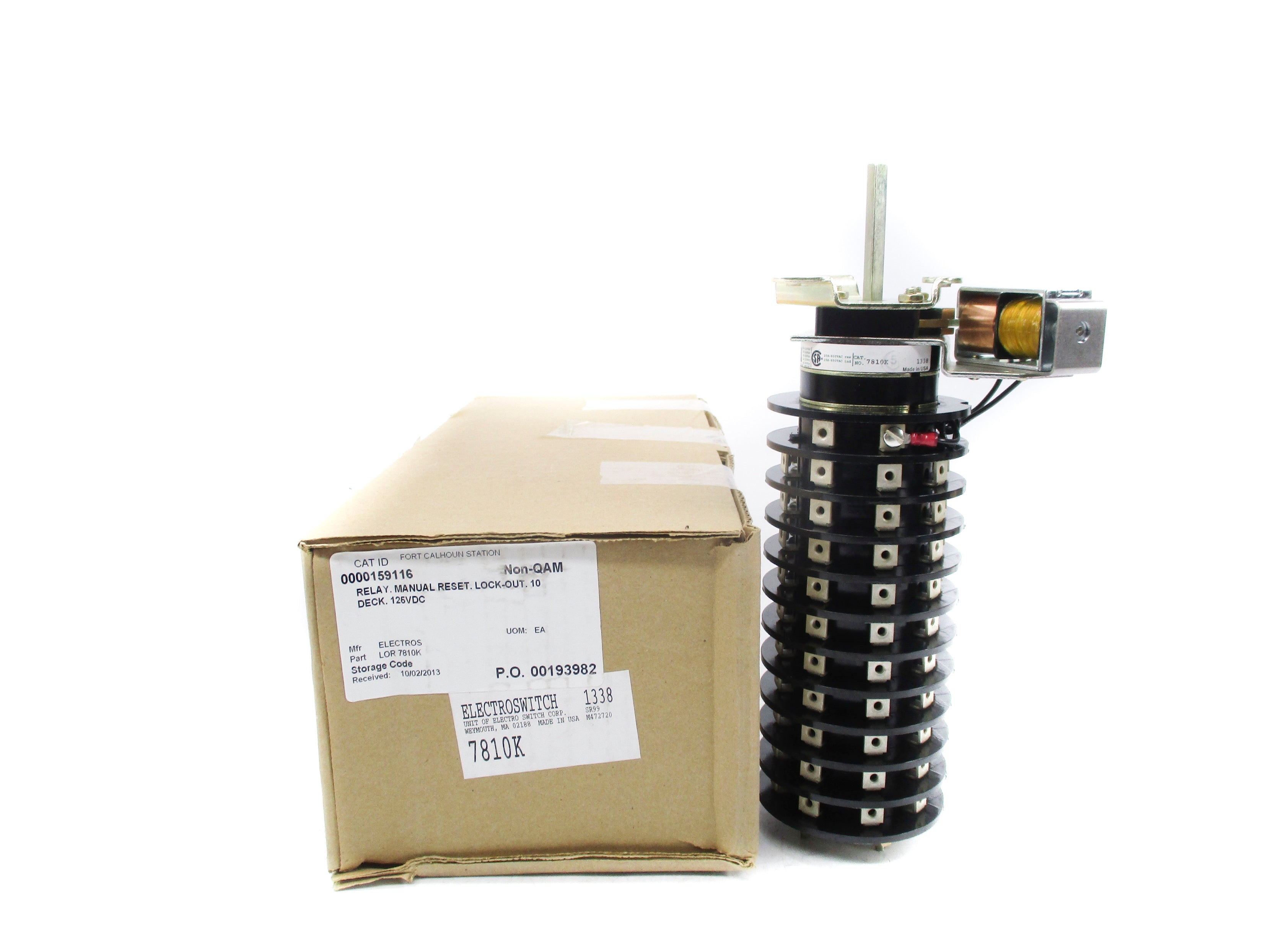 ELECTROSWITCH 7810K 125VDC NSMP