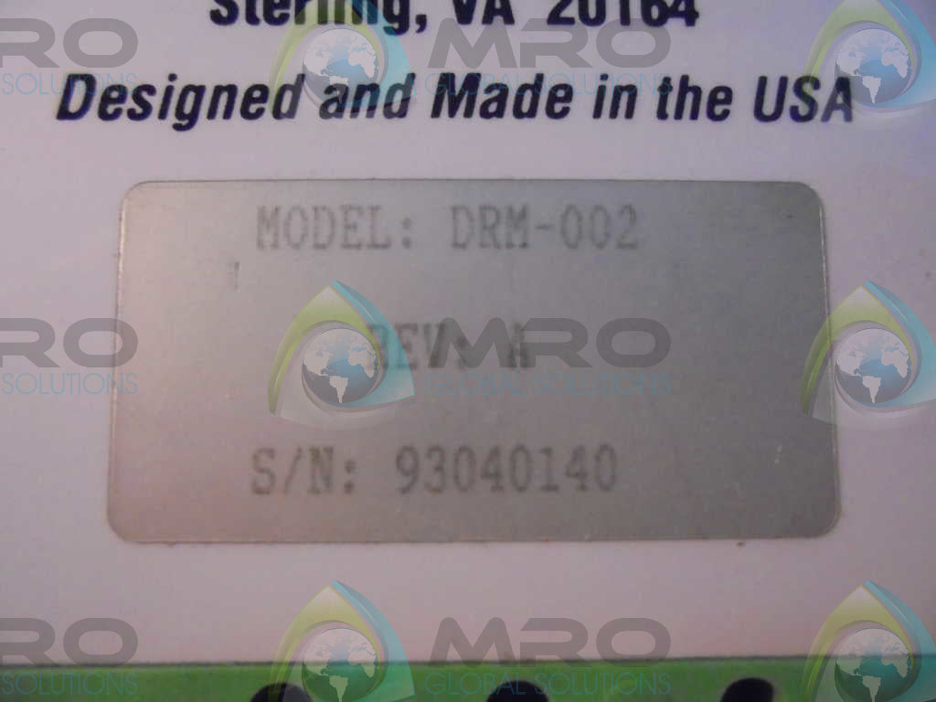 EIT INC. DRM-002 UV INTENSITY MONITOR W/ ALARM *NEW NO BOX*