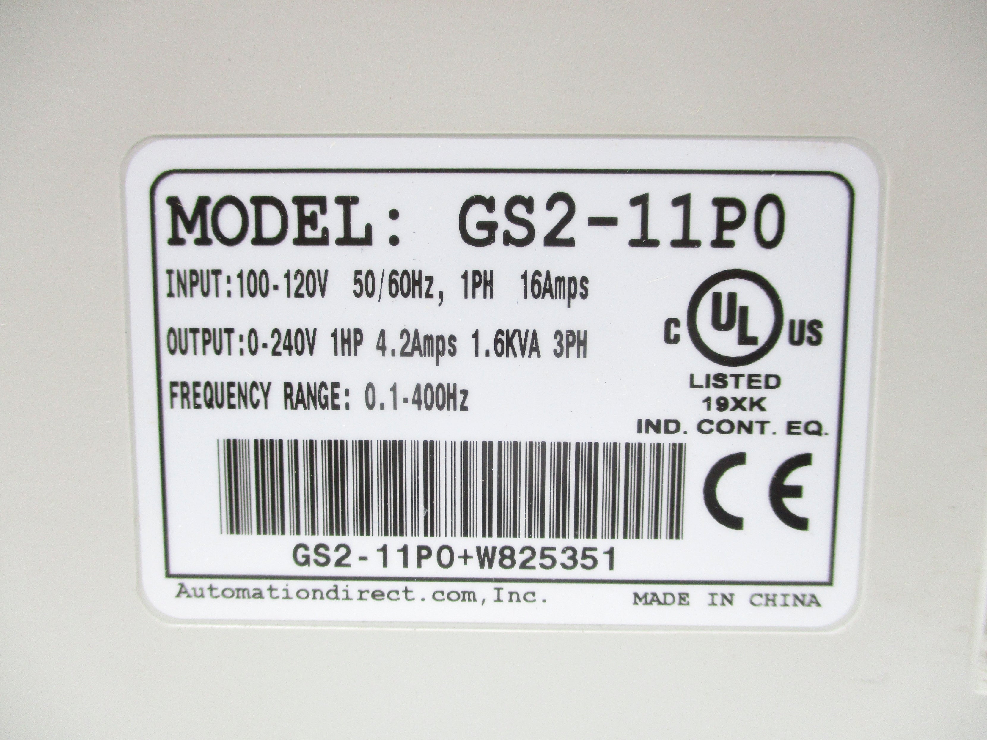 AUTOMATION DIRECT GS2-11P0 NSNP
