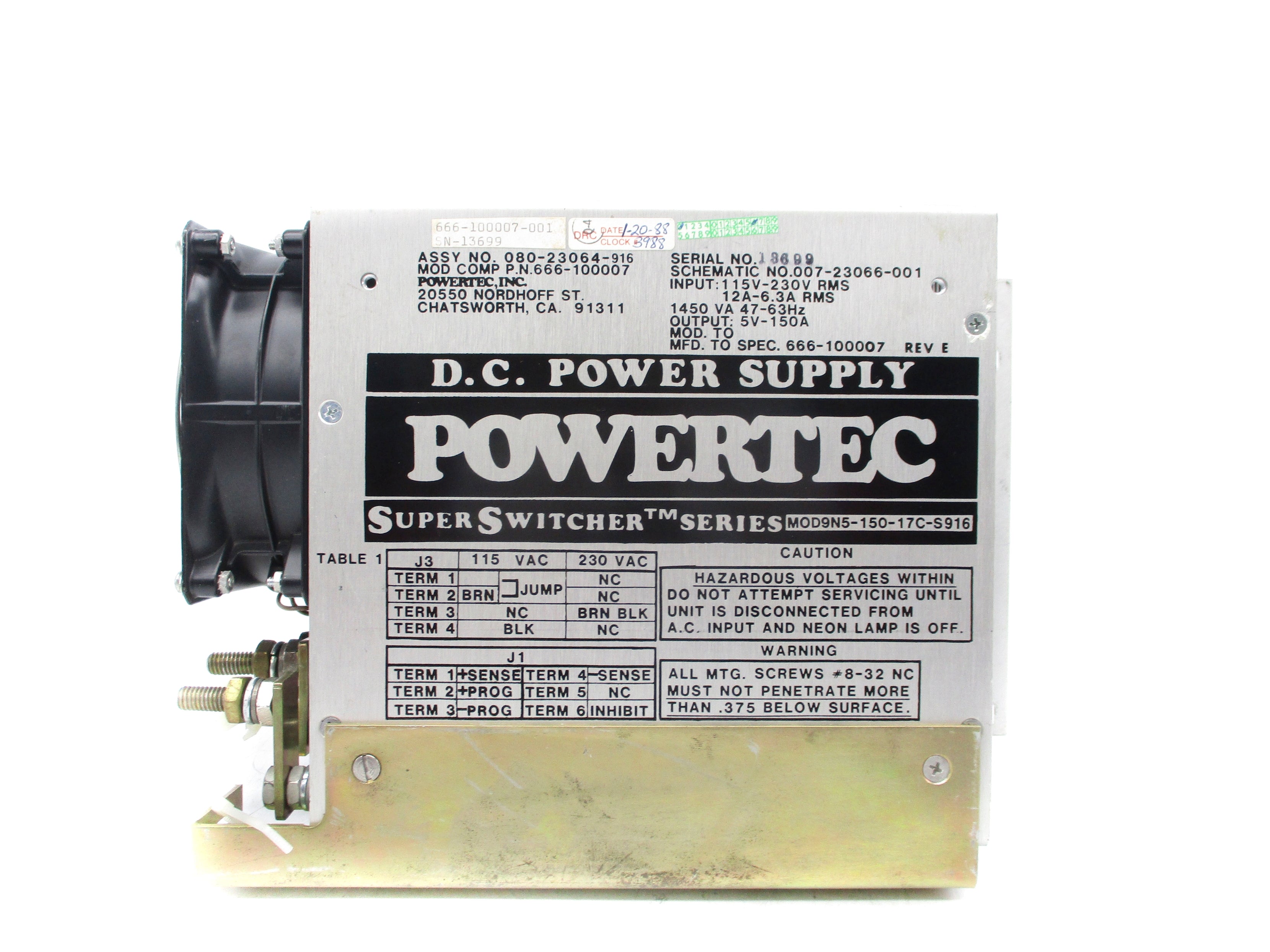 POWERTEC 9N5-150-17C-S916 NSNP