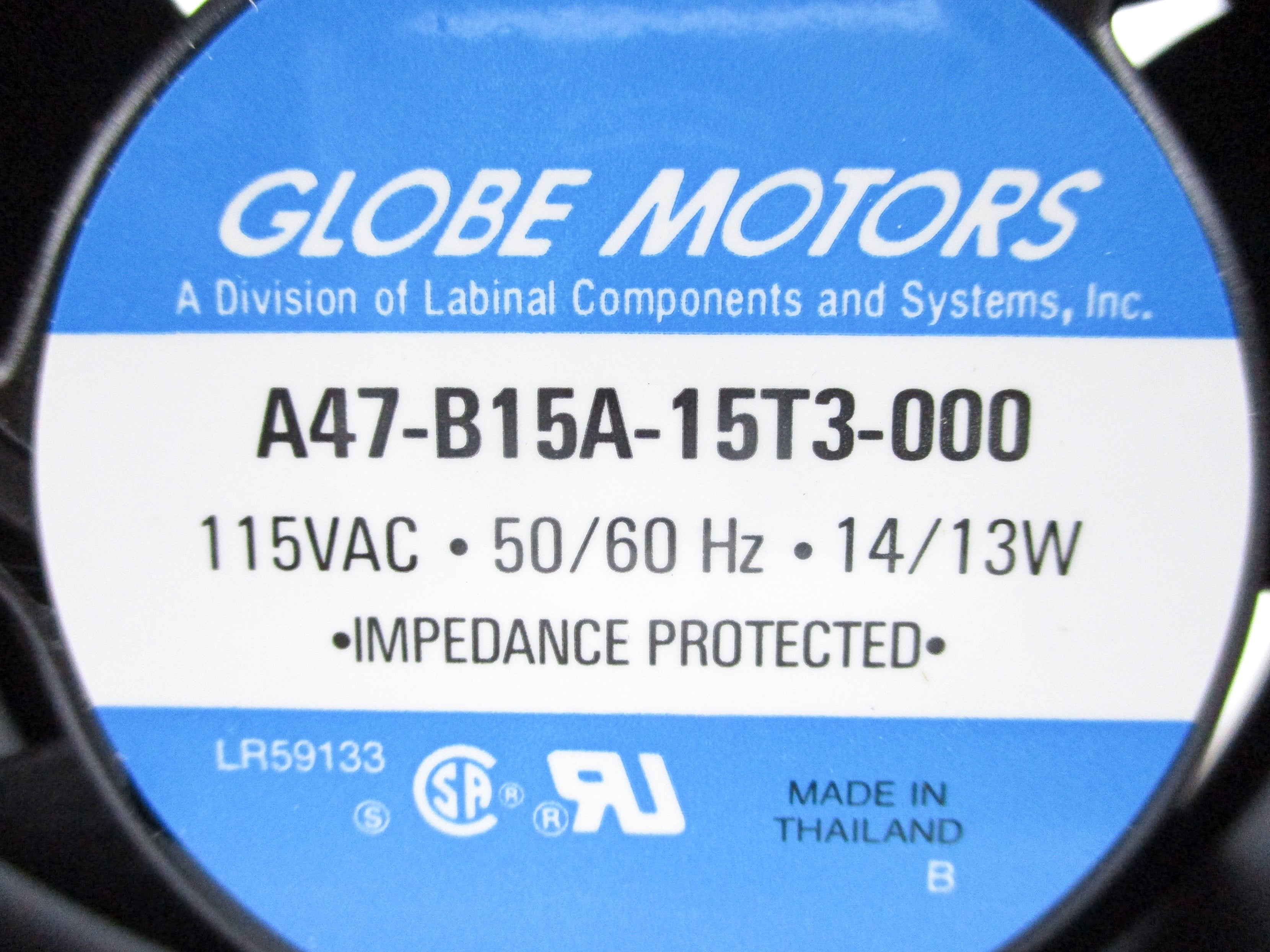 GLOBE MOTORS A47-B15A-15T3-000 NSNP