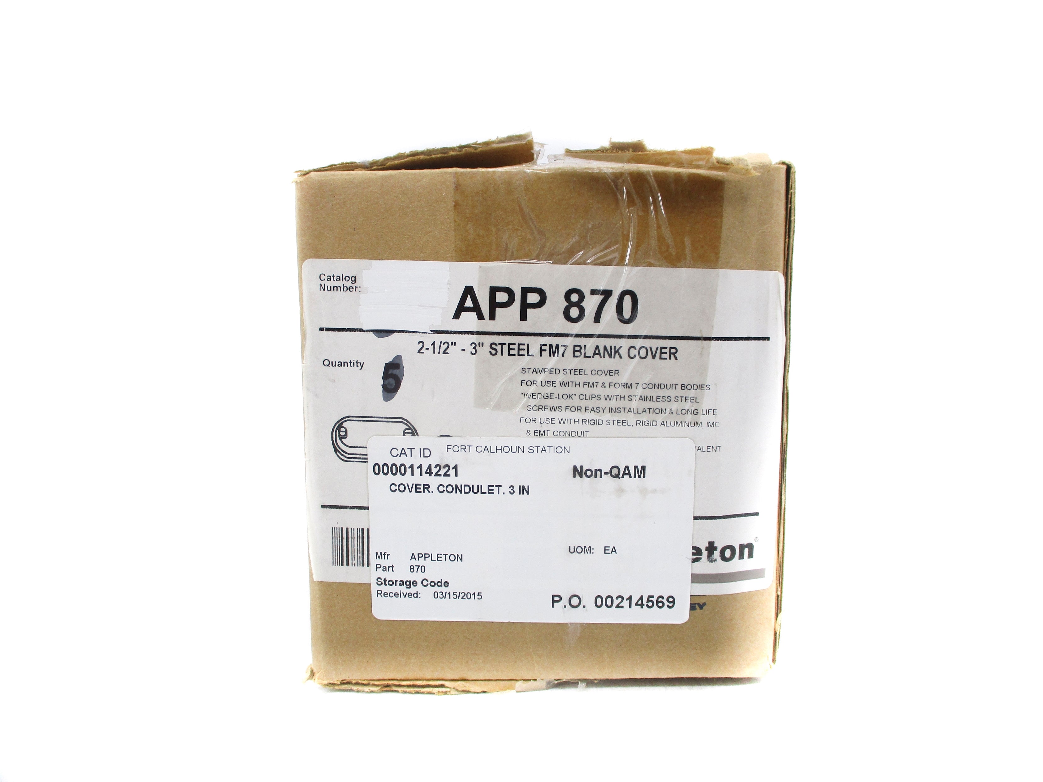 APPLETON 870 (PKG OF 5) NSMP