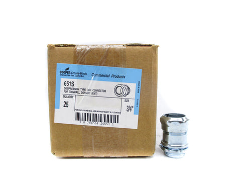 CROUSE HINDS 651S (PKG OF 25) NSMP