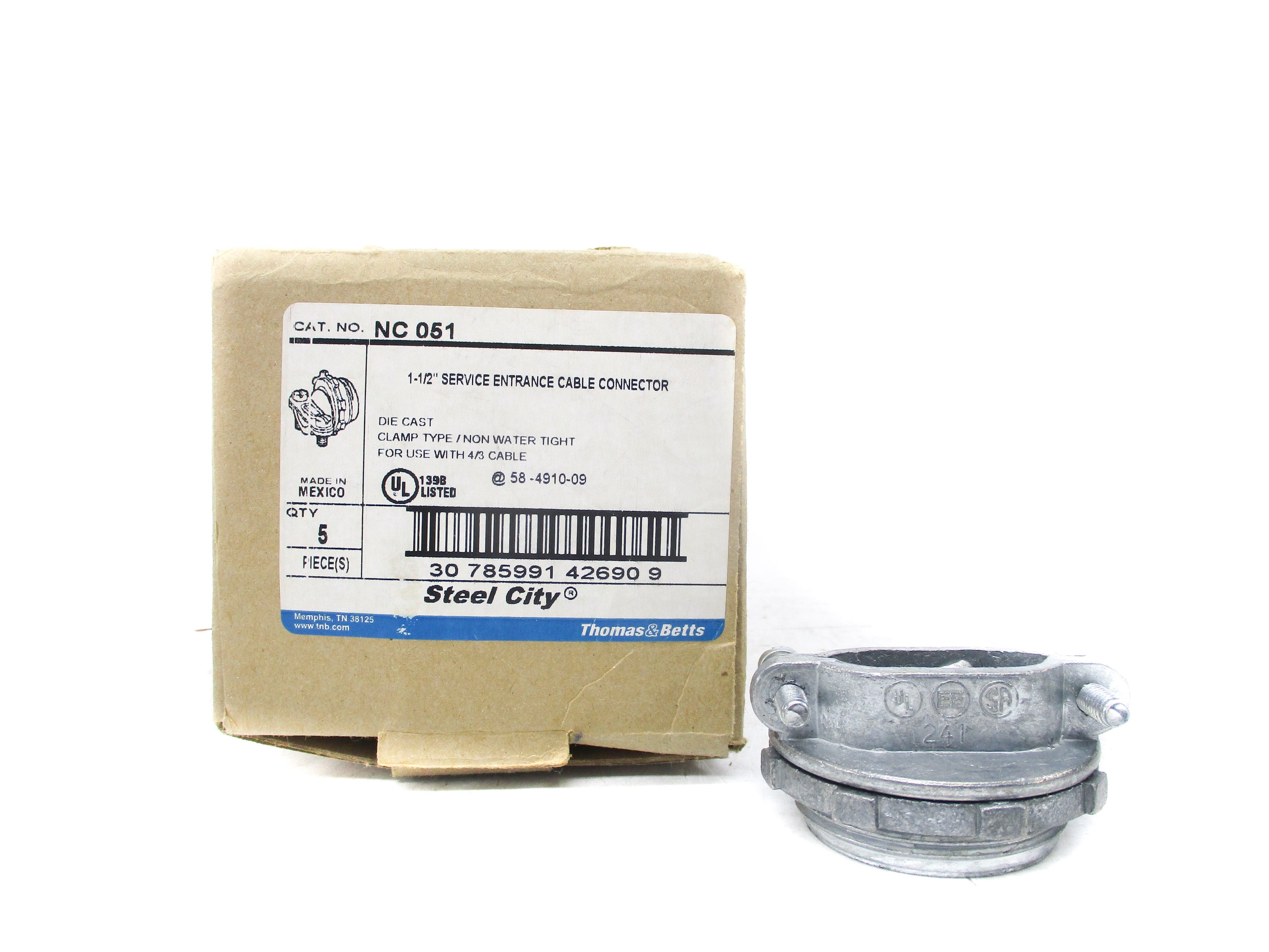 THOMAS & BETTS NC051 (PKG OF 5) NSMP