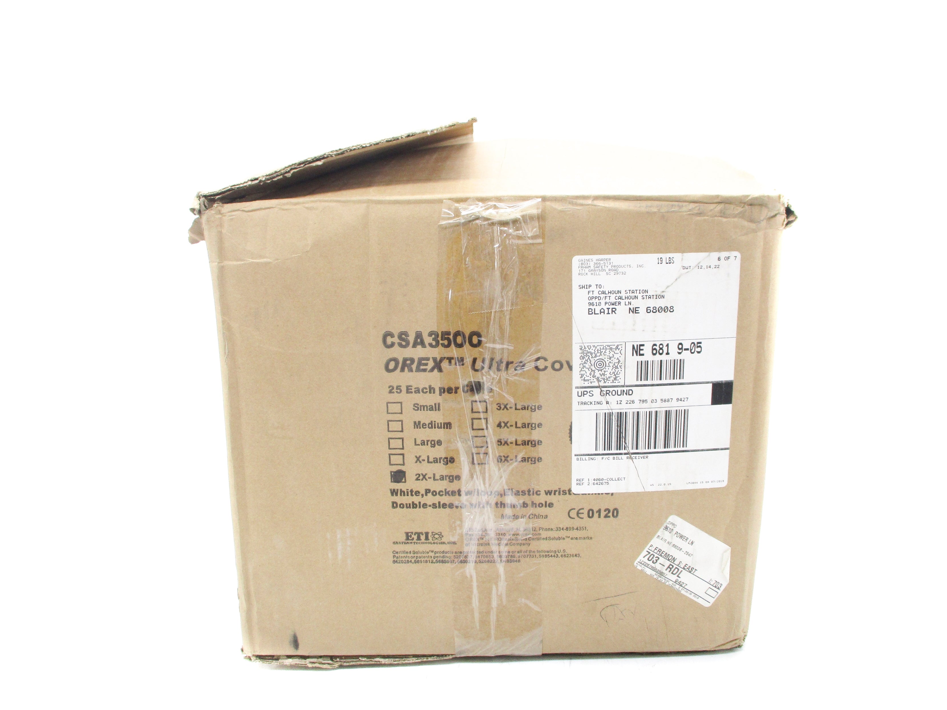 OREX CSA3500 2XL (PKG OF 25) NSMP