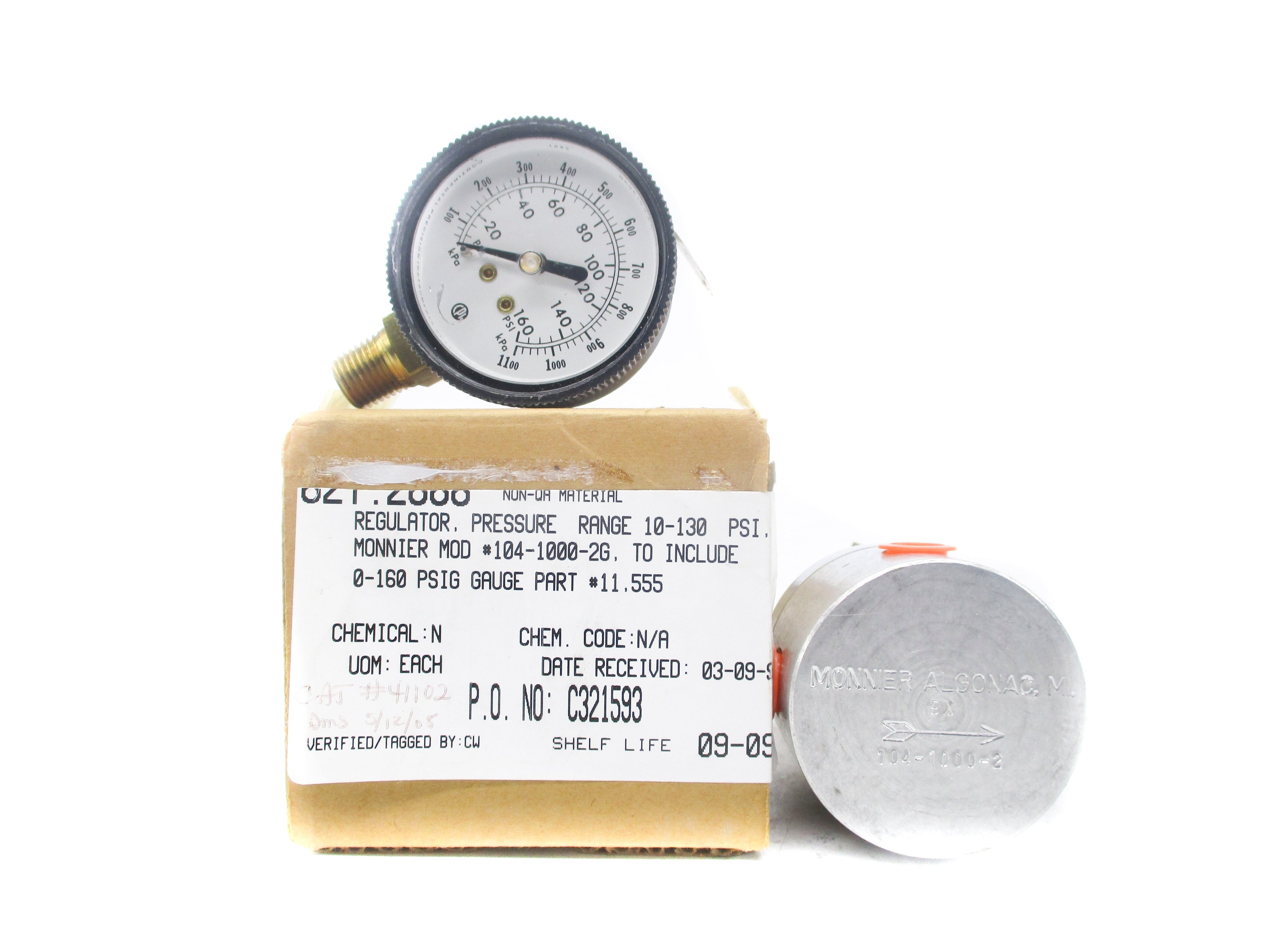 MONNIER 104-1000-2G 10-130PSI NSMP