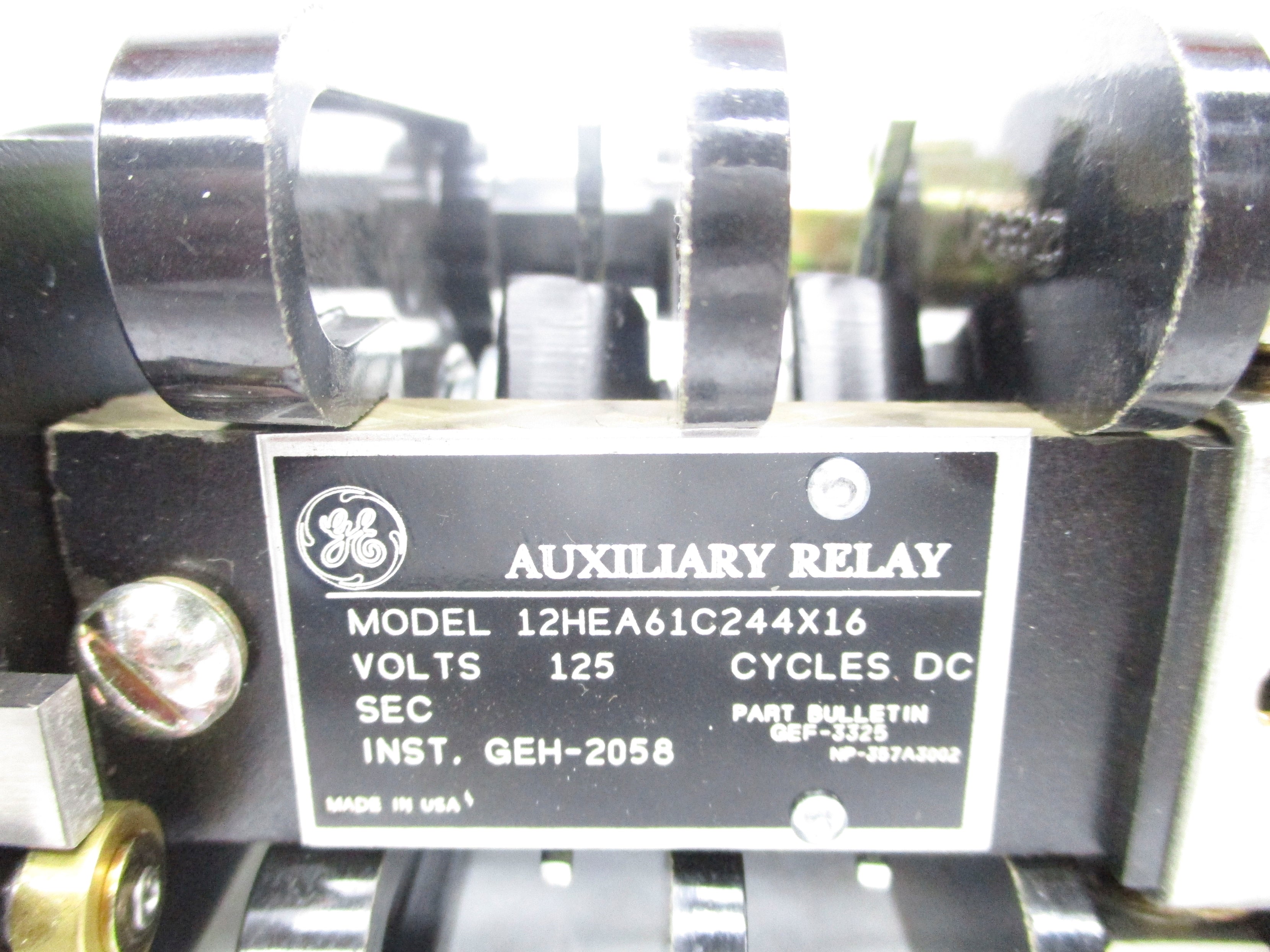 GENERAL ELECTRIC 12HEA61C244X16 125V NSNP