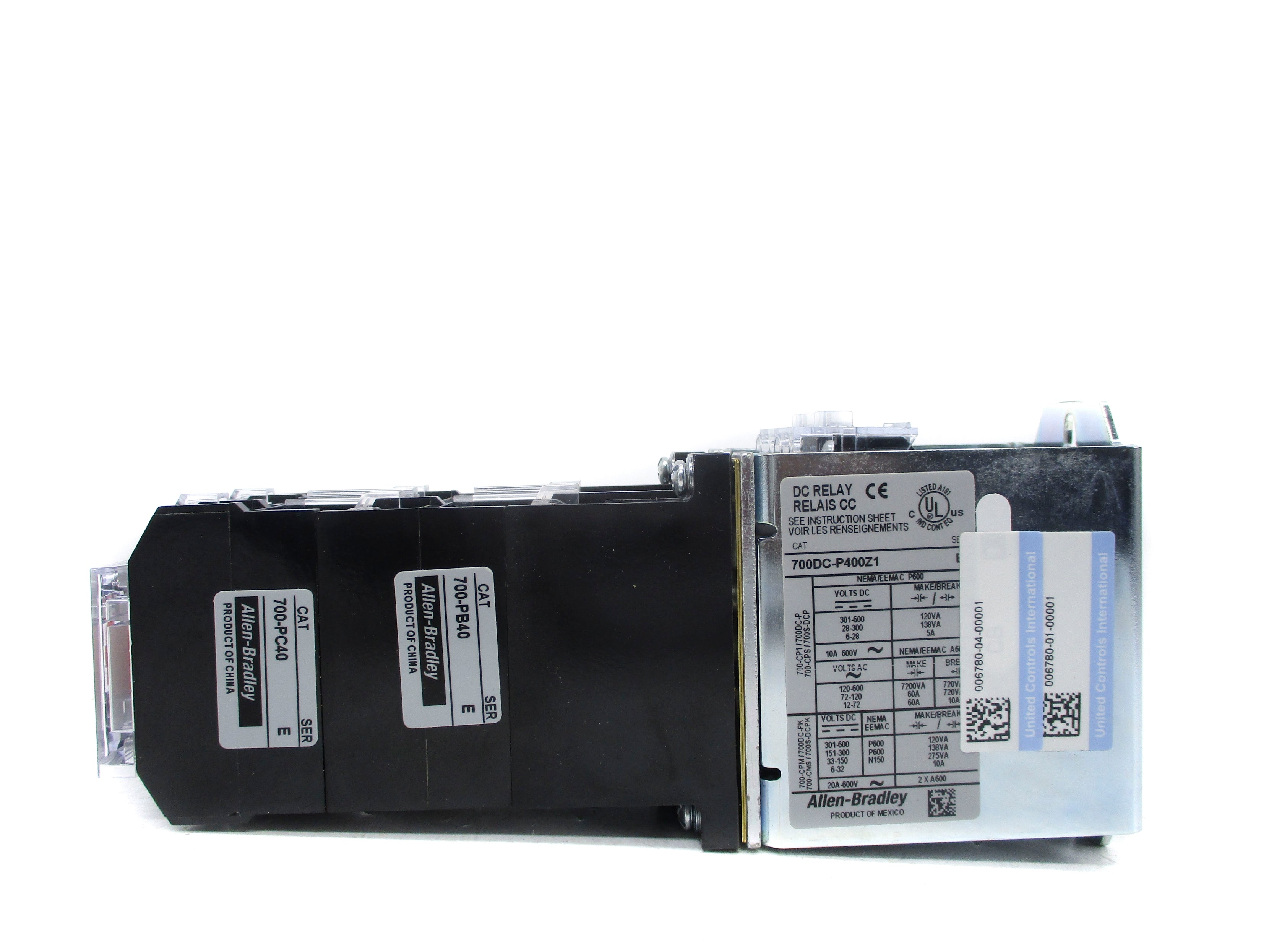 ALLEN BRADLEY 700DC-P400Z1 SER. B 125V NSNP