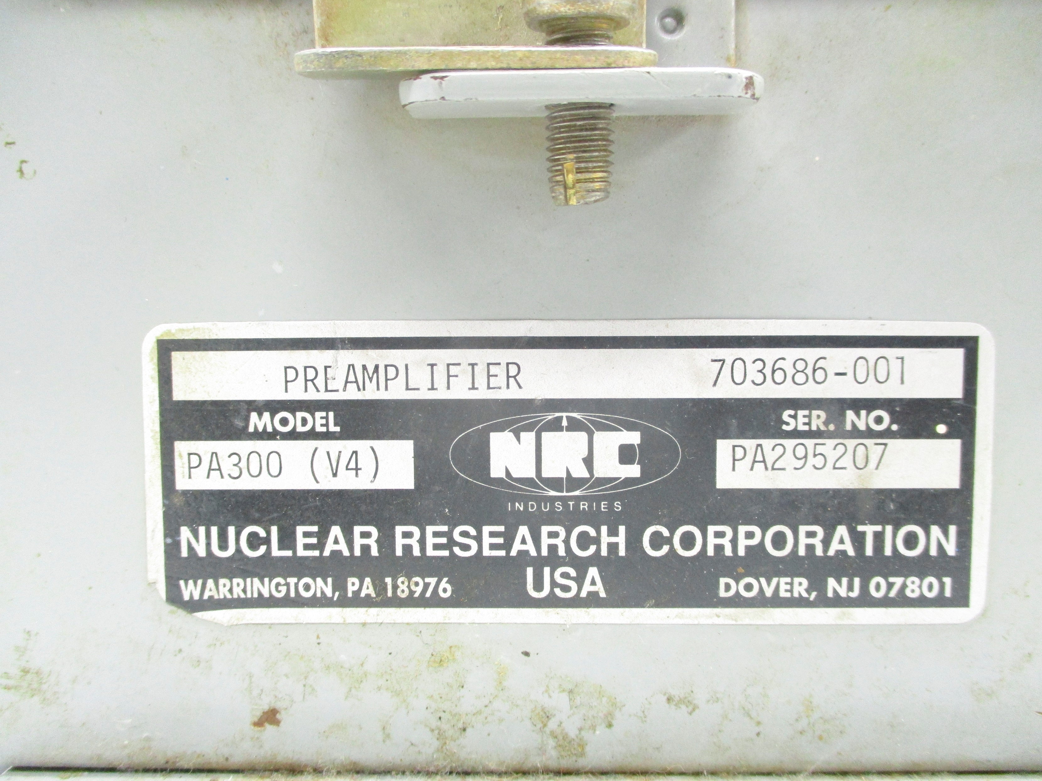 NRC PA-300(V4) UNMP