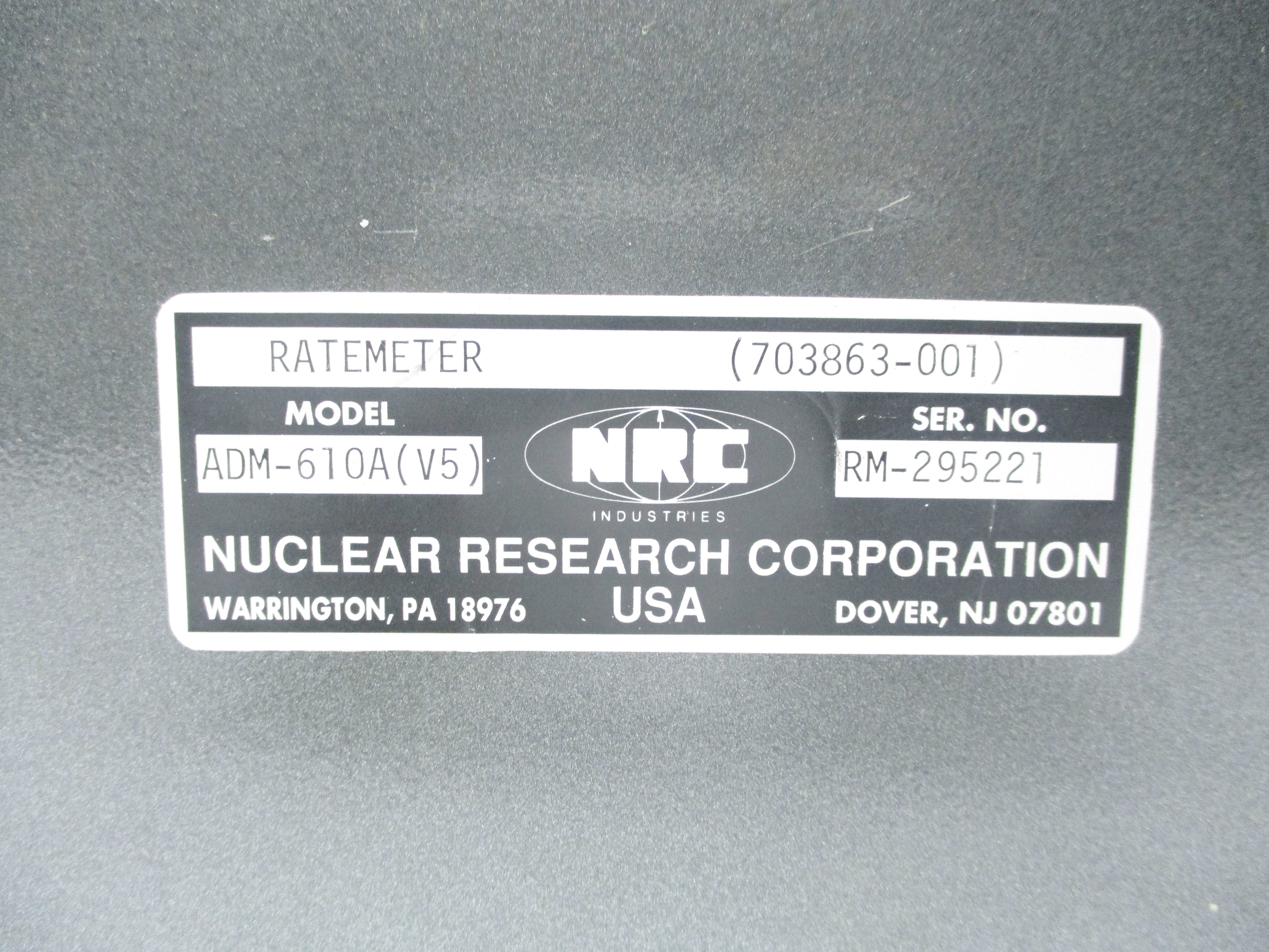 NRC ADM-610A(V5) UNMP