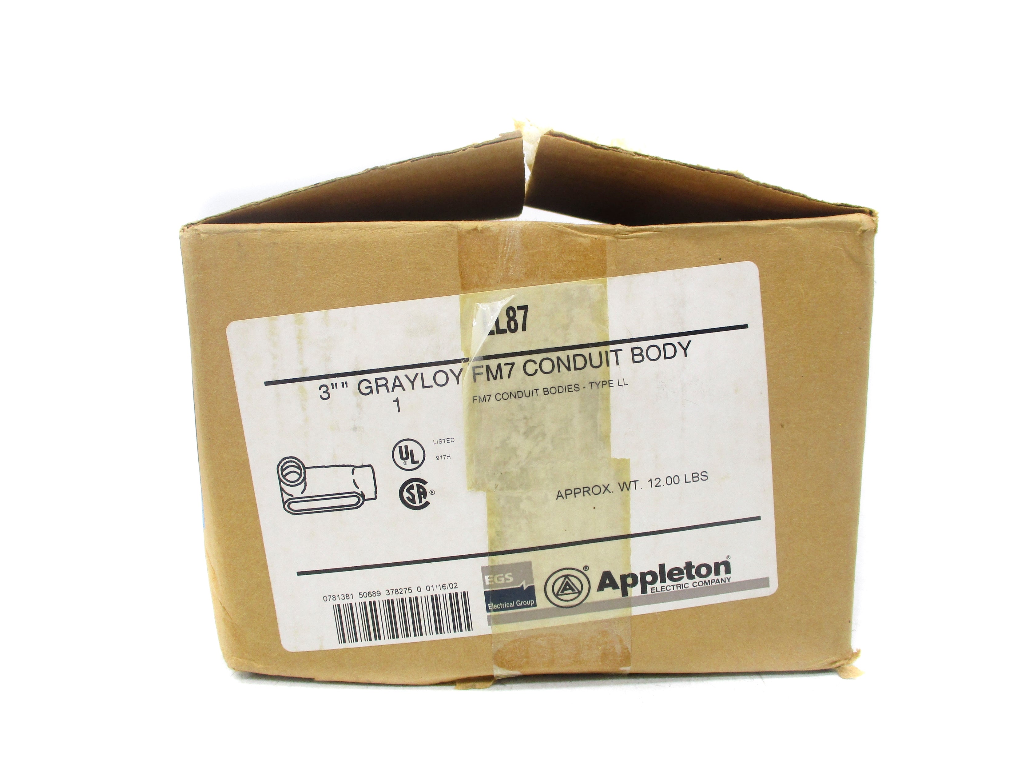 APPLETON LL87 3" NSMP