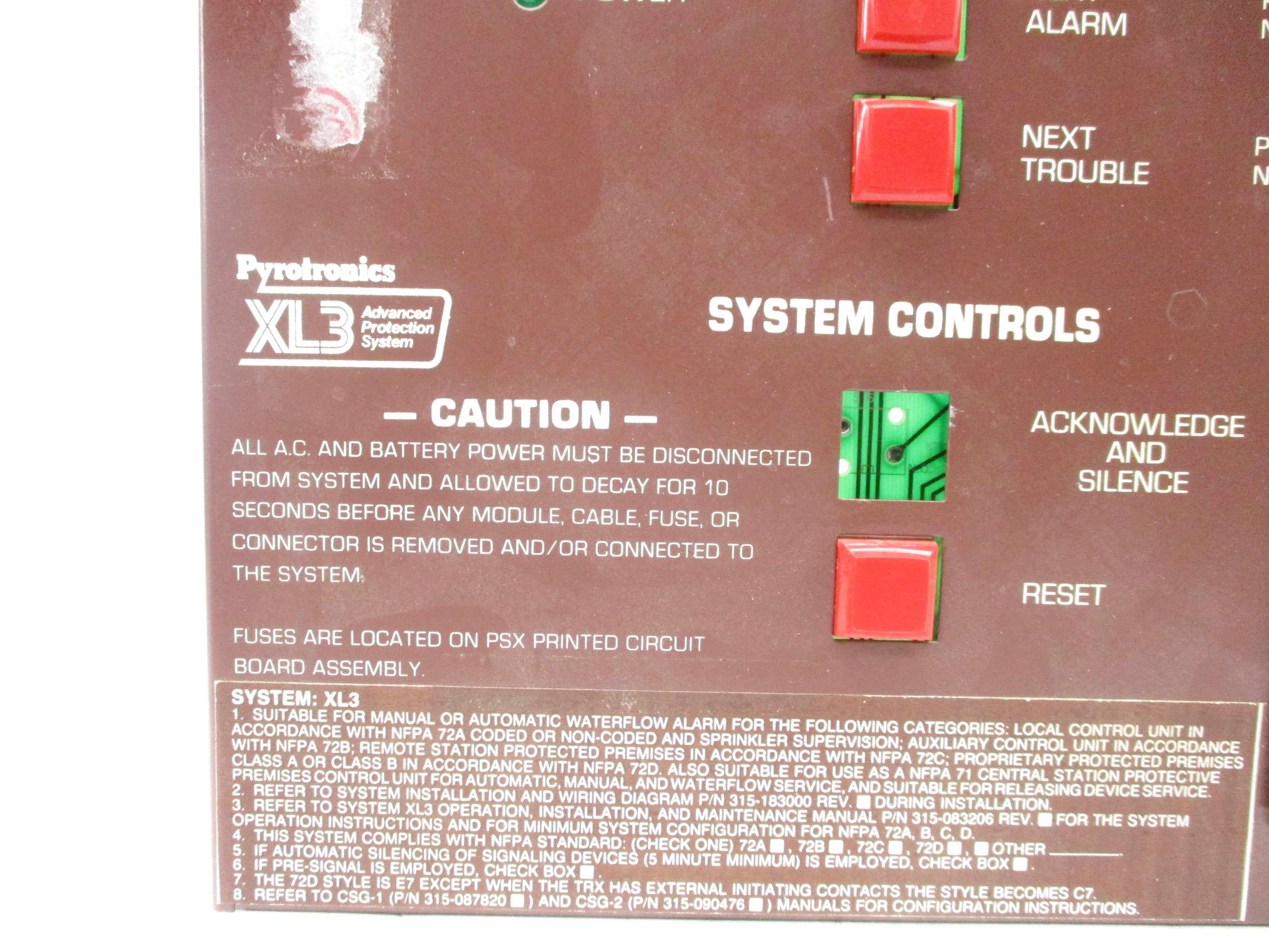PYROTRONICS XL3 UNMP