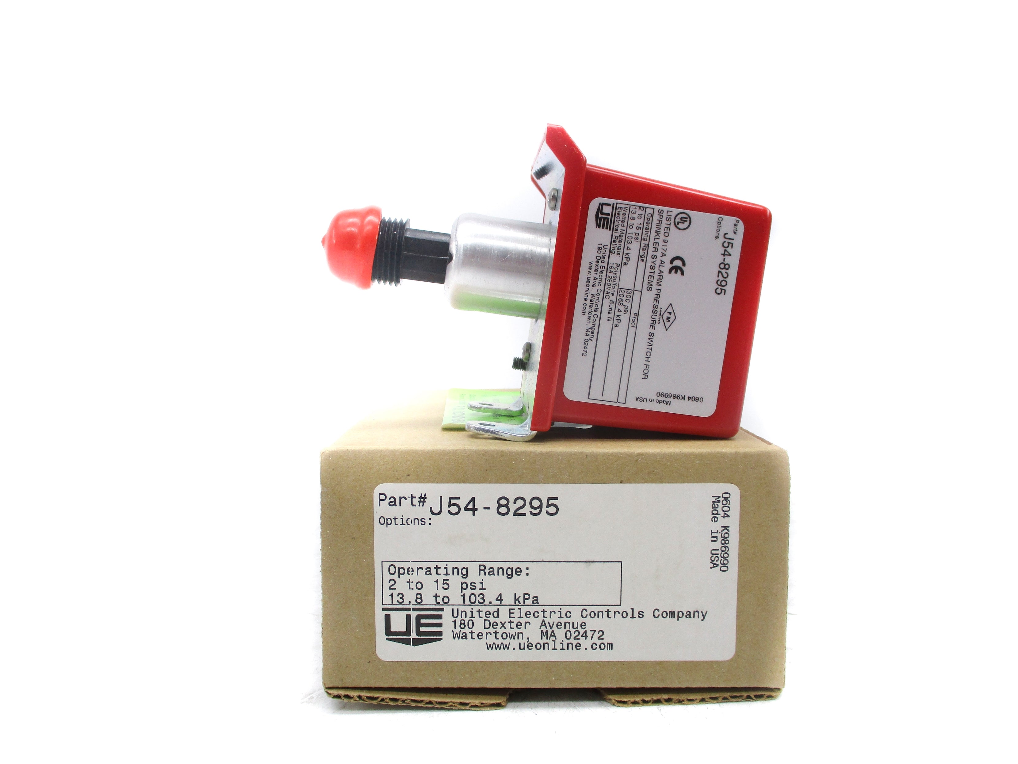 UNTIED ELECTRIC J54-8295 2-15PSI NSMP