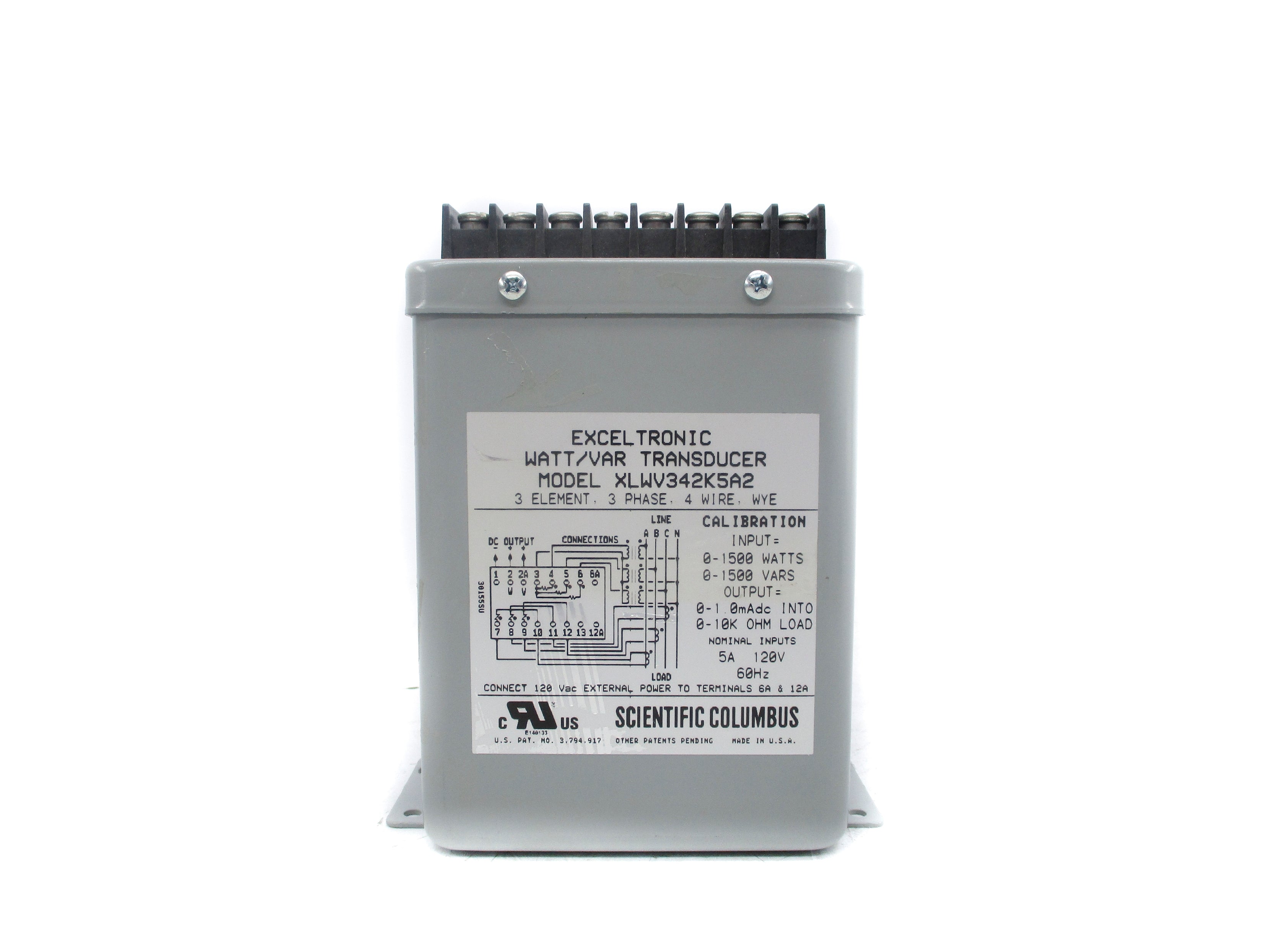 SCIENTIFIC COLUMBUS XLWV342K5A2 NSNP