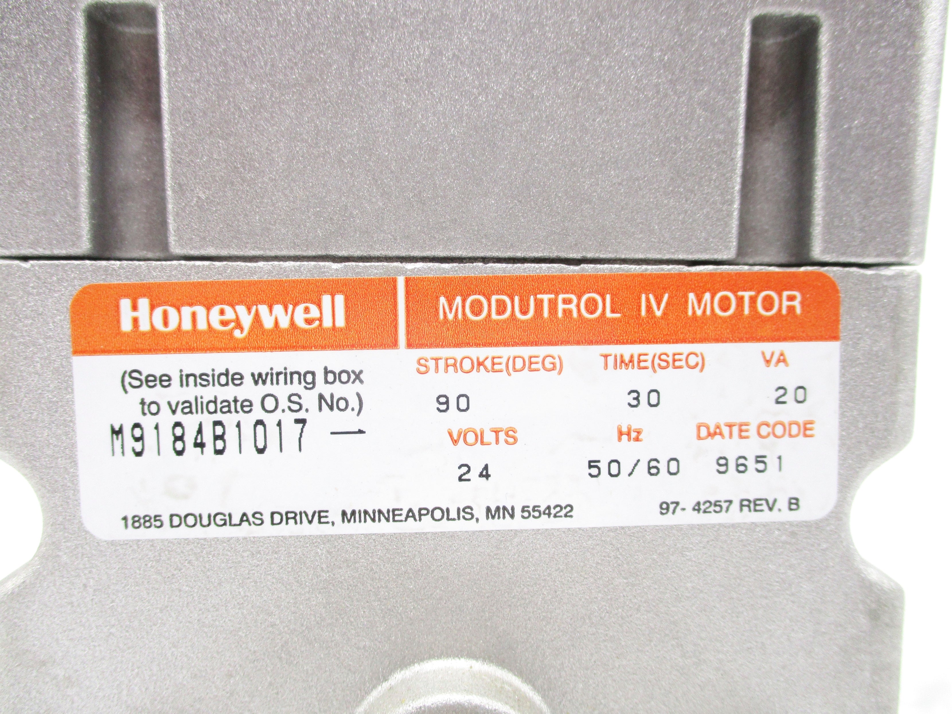HONEYWELL M9184B1017 NSNP