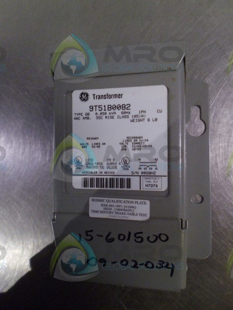 GENERAL ELECTRIC 9T51B0082 TRANSFORMER *NEW NO BOX*