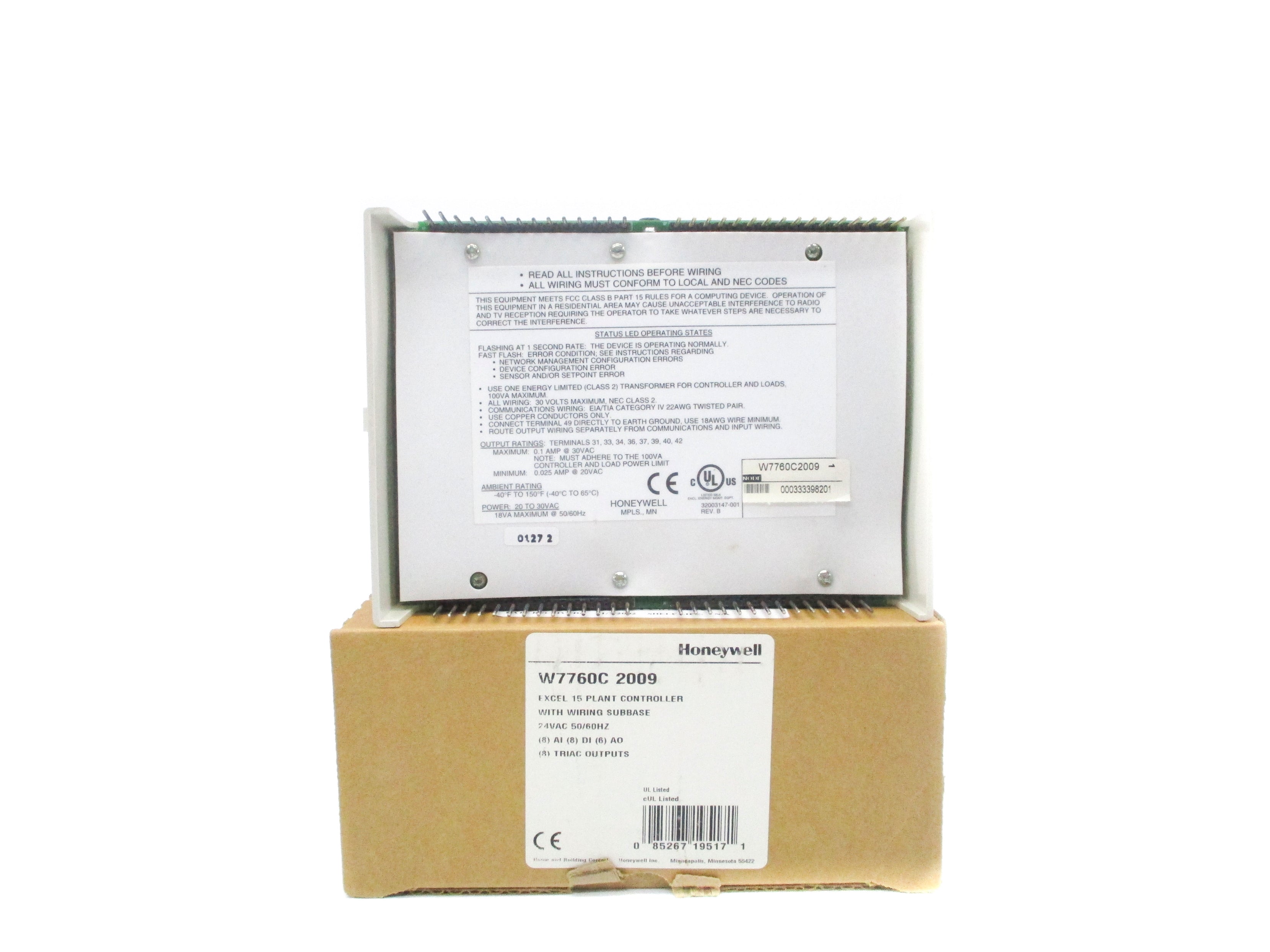 HONEYWELL W7760C2009 NSMP