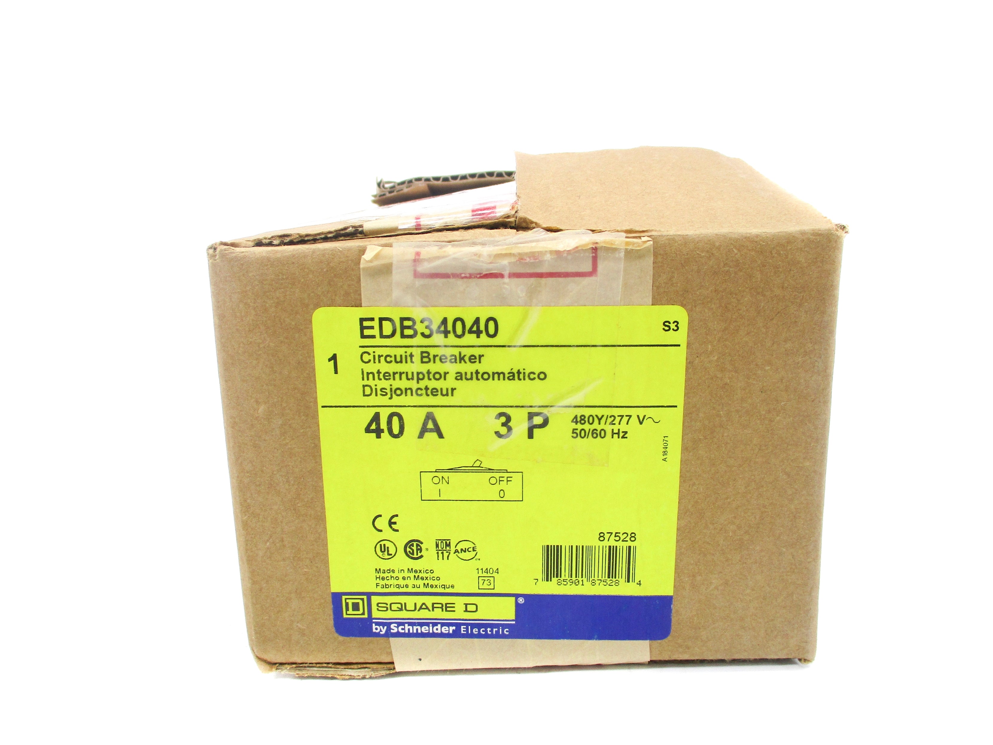 SQUARE D EDB34040 SER. S3 40A 240V NSMP