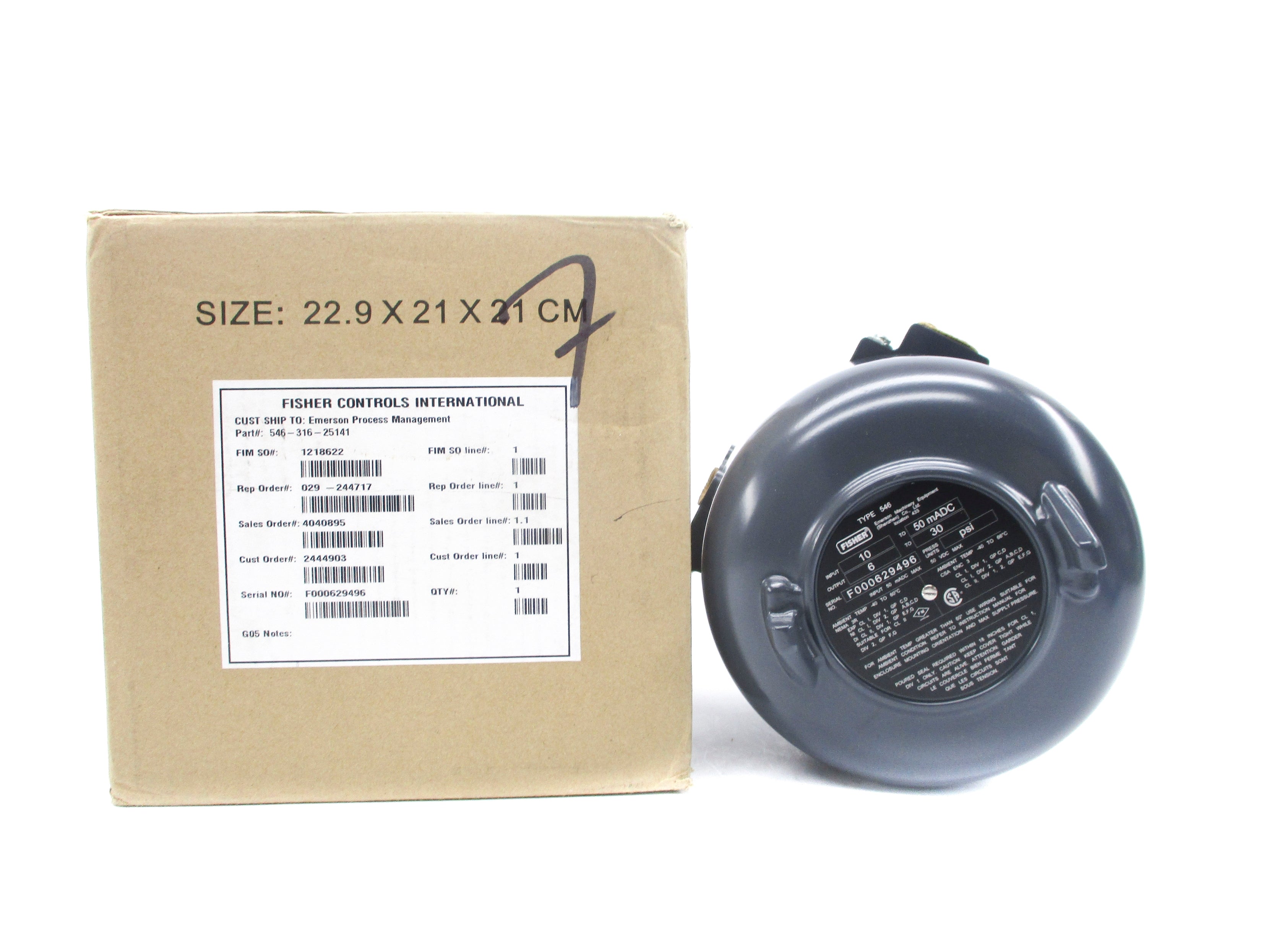 FISHER CONTROLS 546-316-25141 NSMP