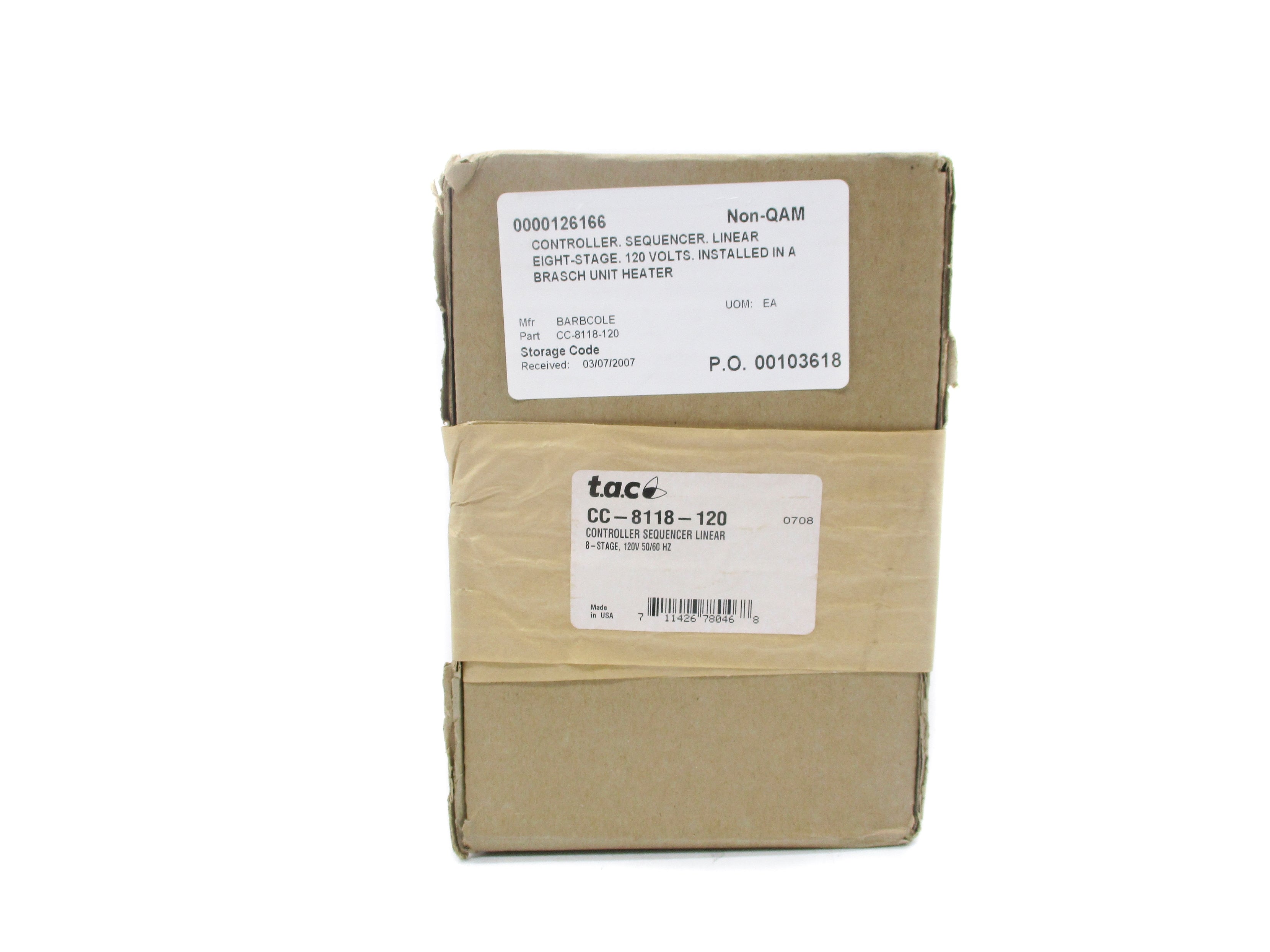 BARBER COLEMAN CC-8118-120 NSFS