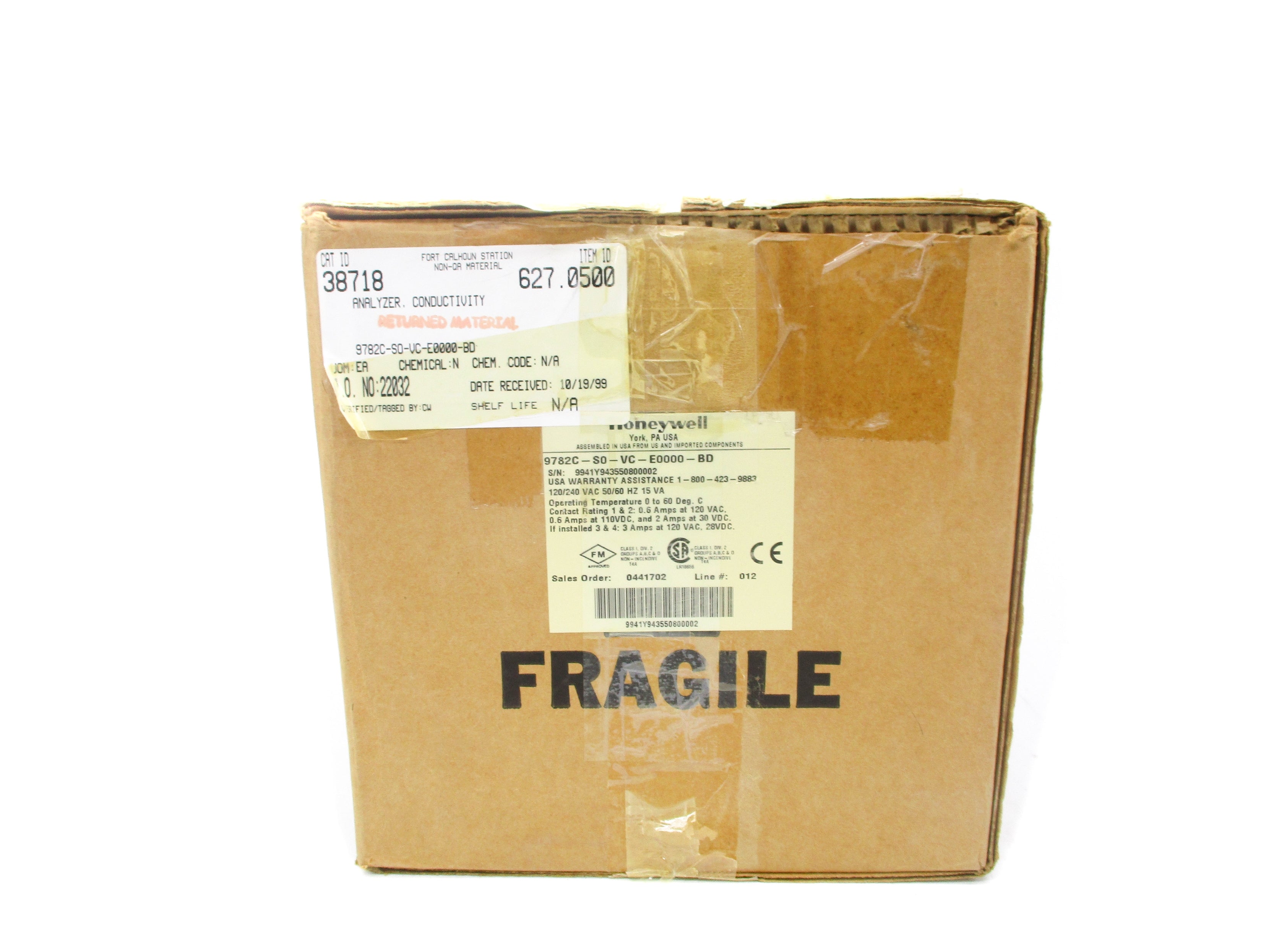 HONEYWELL 9782C-S0-VC-E0000-BD NSMP