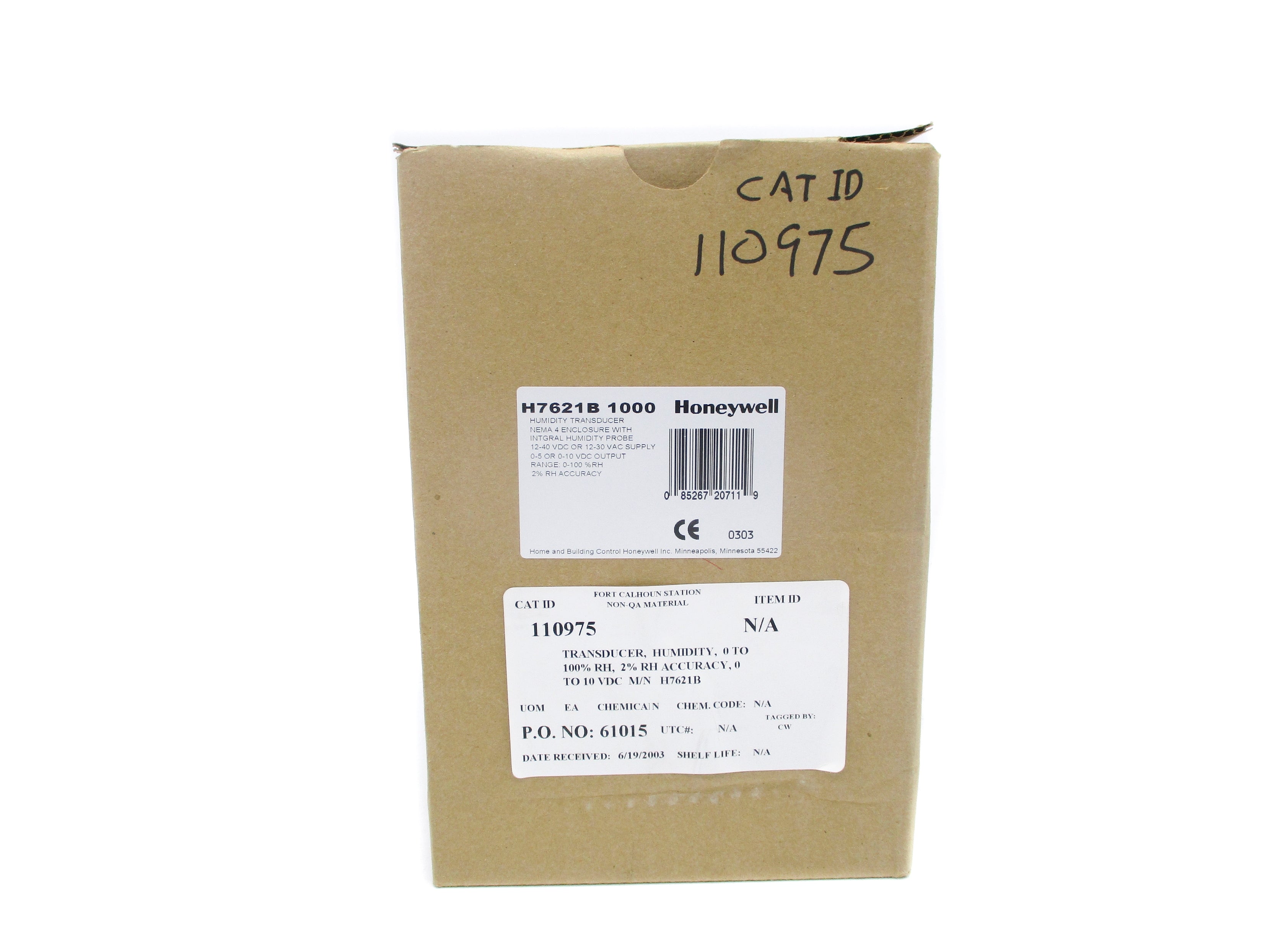 HONEYWELL H7621B1000 NSMP