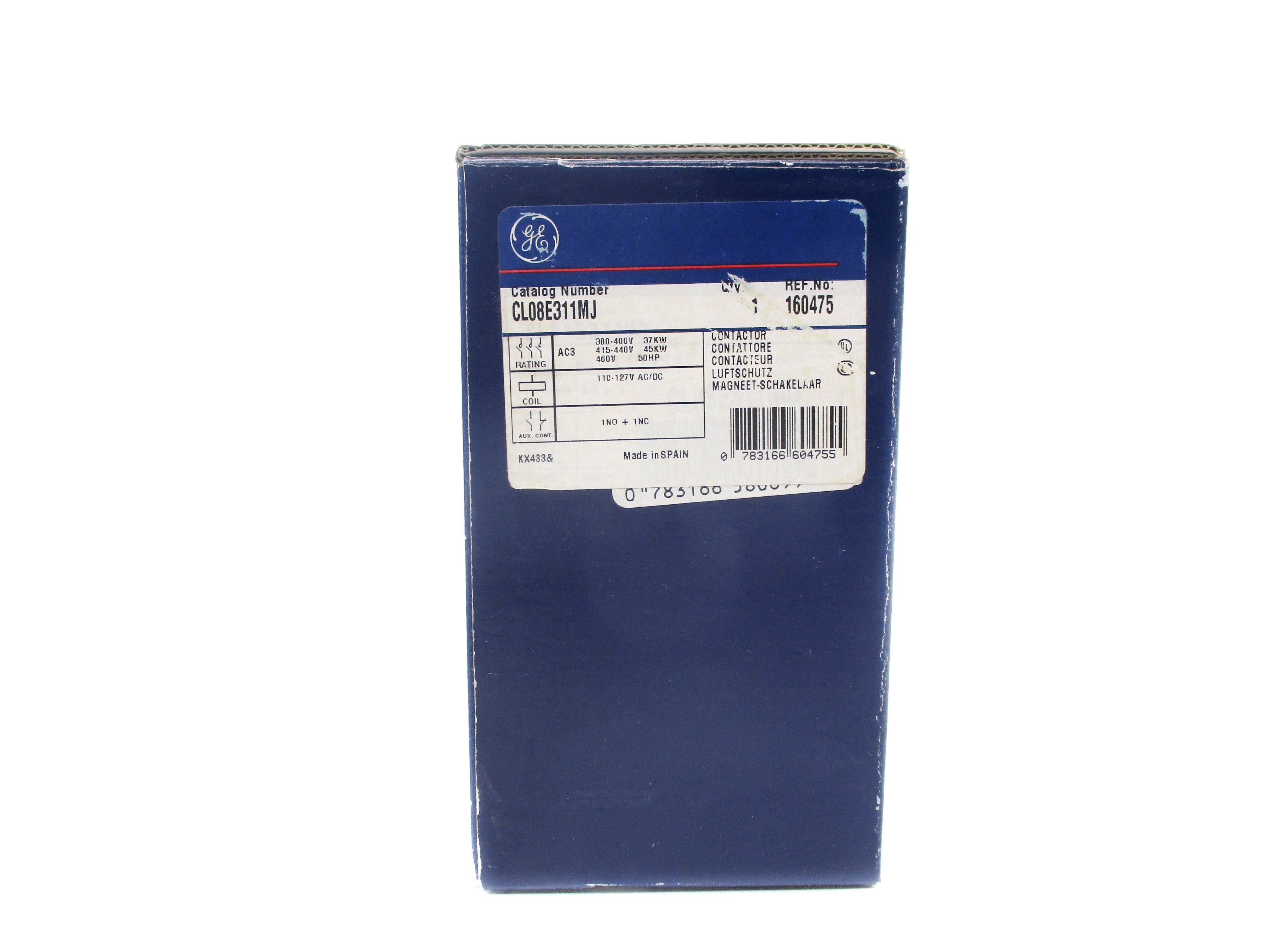 GENERAL ELECTRIC CL08E311MJ 125V NSMP