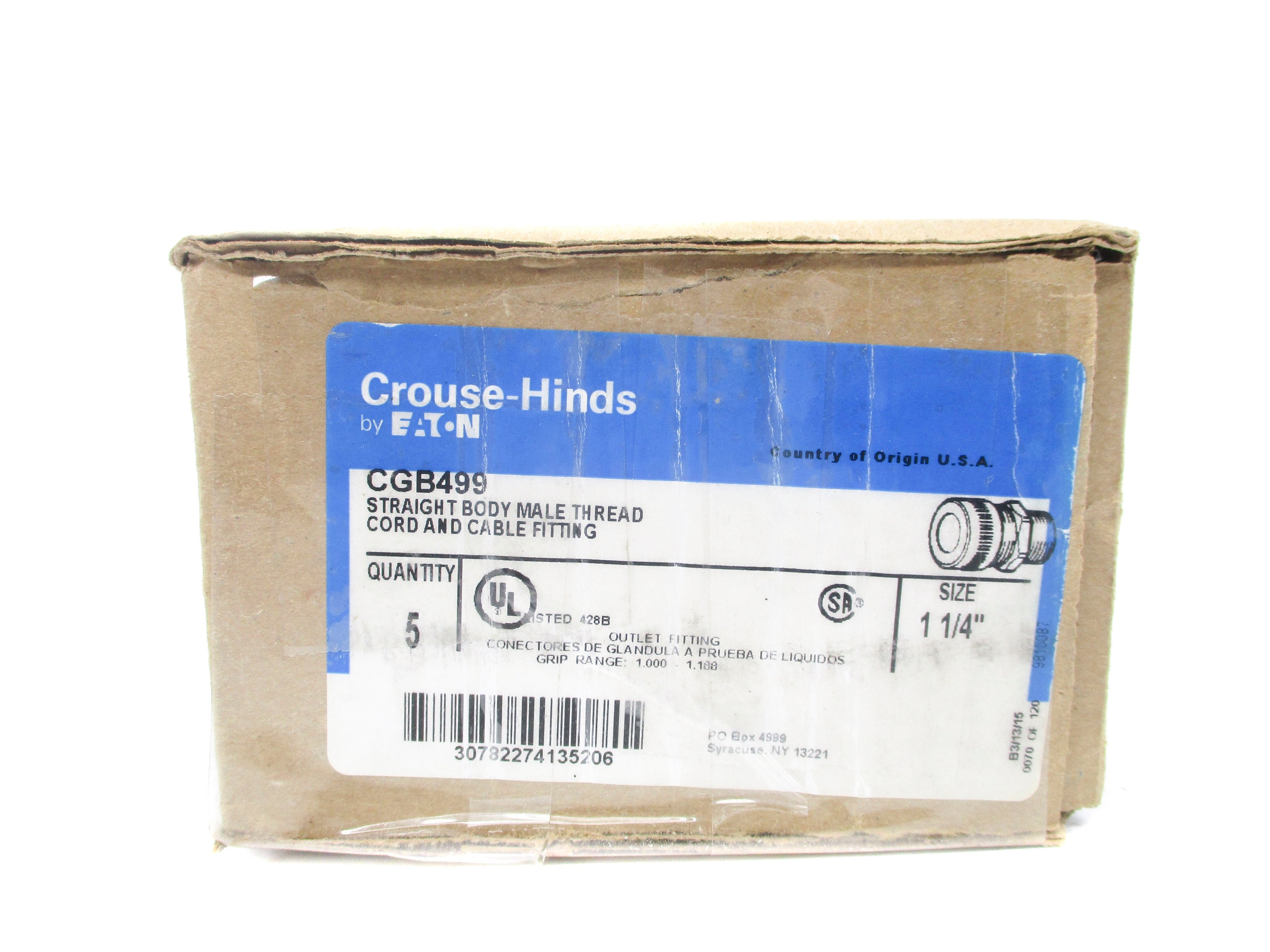 CROUSE HINDS CGB499 (PKG OF 5) NSMP