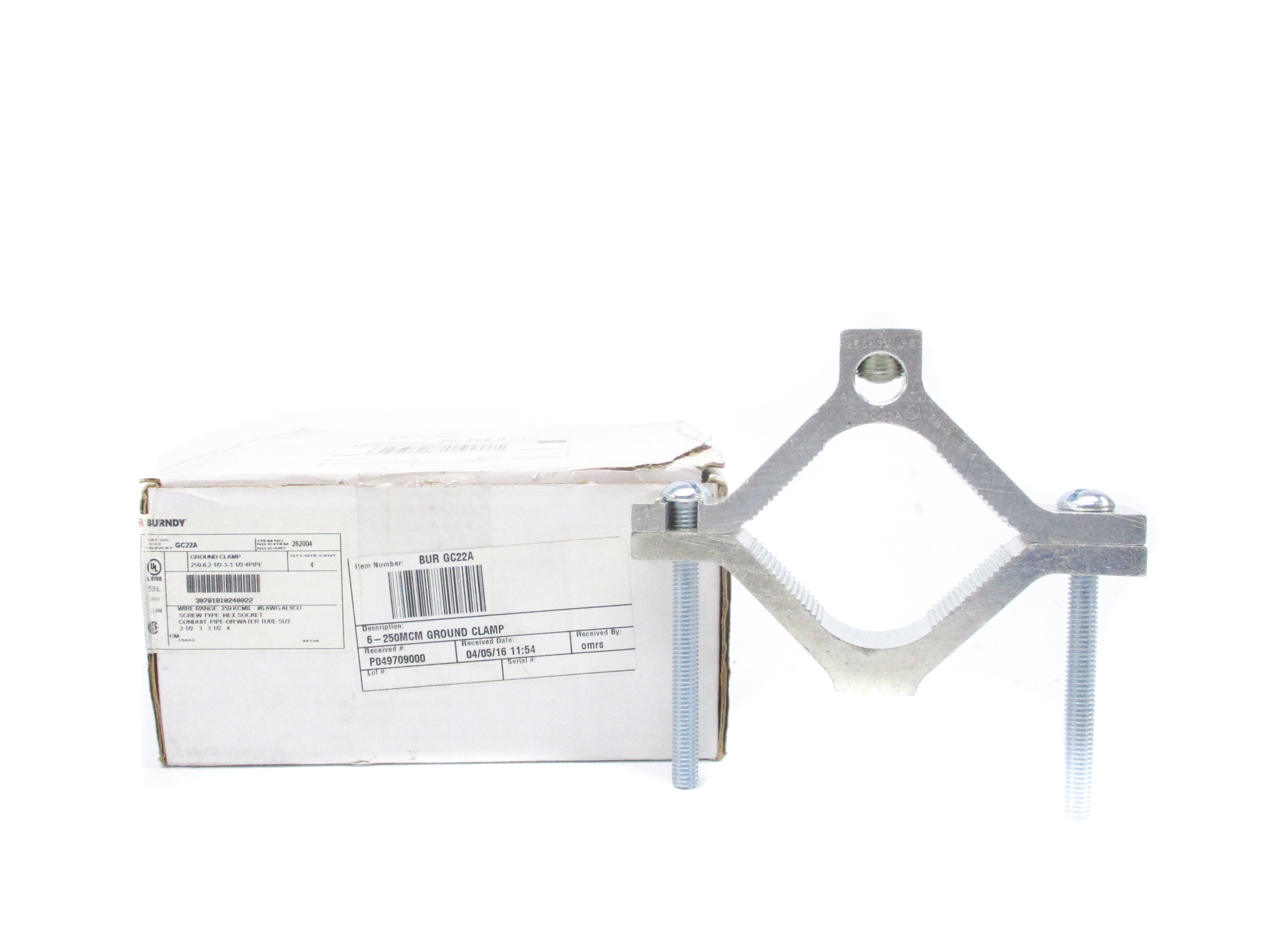 BURNDY GC22A (PKG OF 4) NSMP