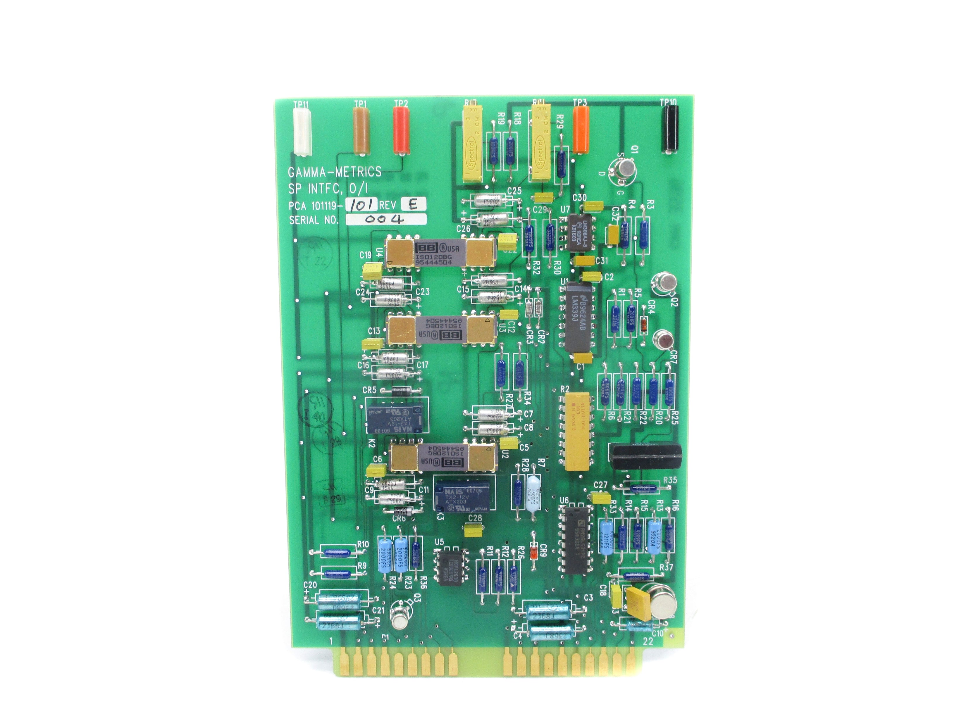 GAMMA-METRICS PCA101119-101 REV. E UNMP