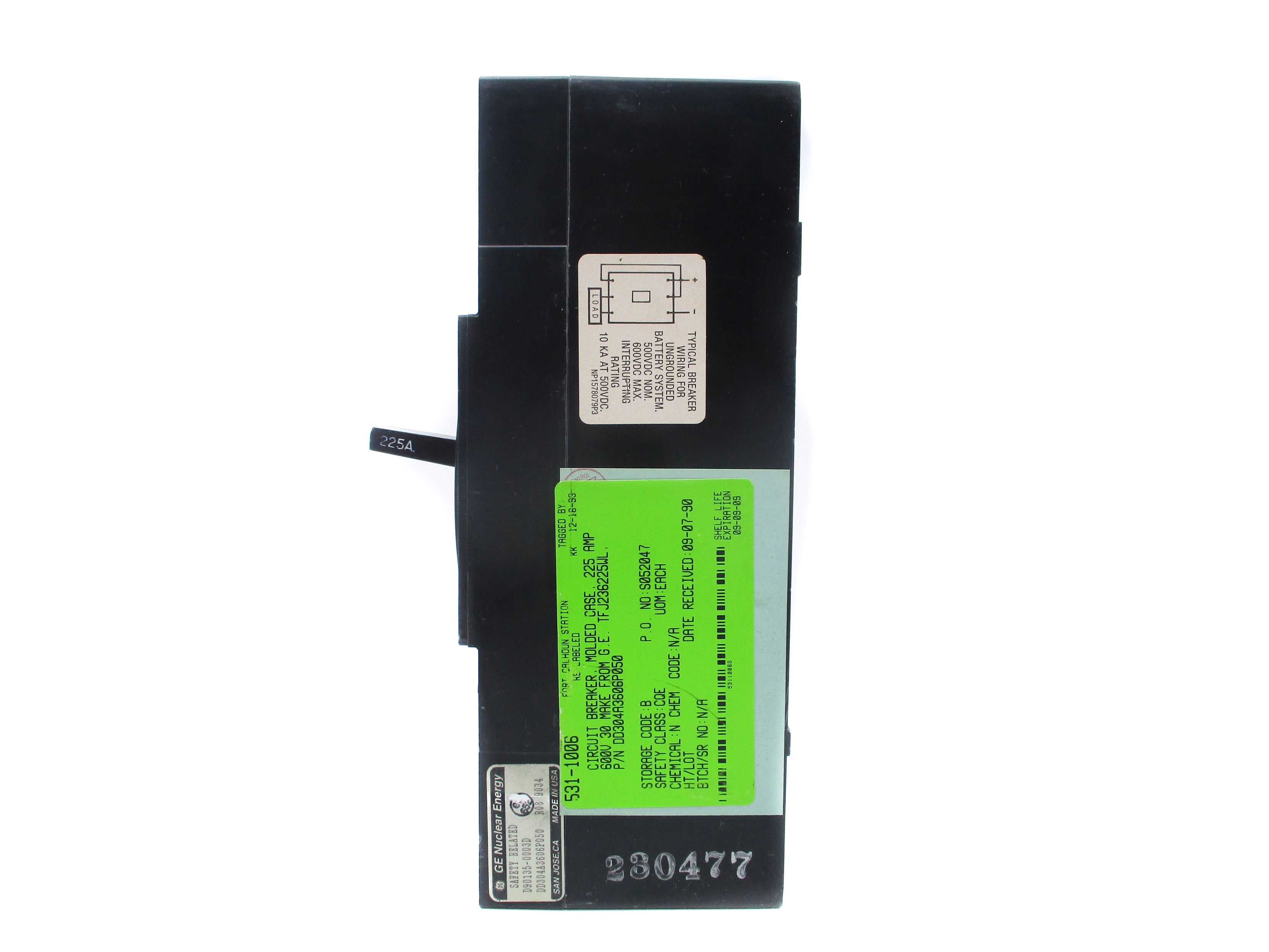 GENERAL ELECTRIC TFJ236225 225A 600VAC NSNP
