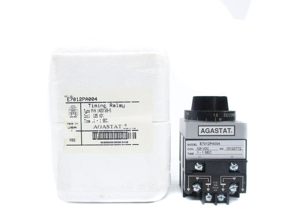 AGASTAT E7012PA004 0.1-1SEC 125VDC NSMP