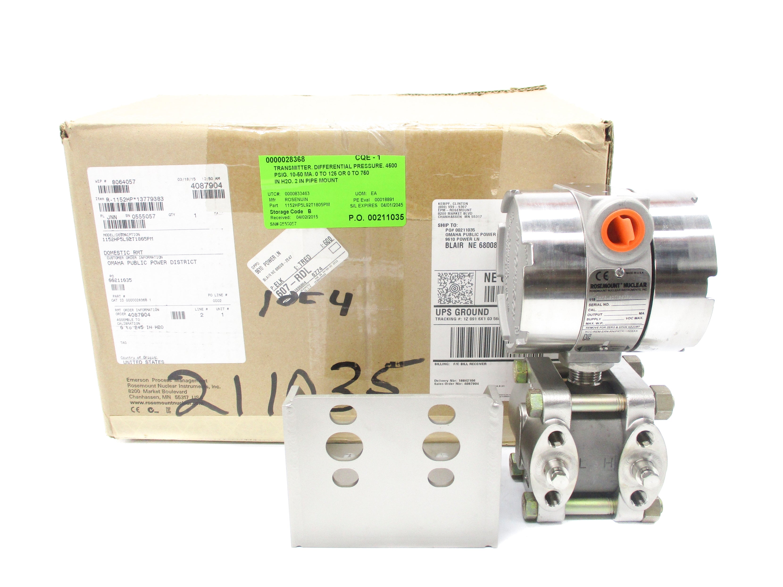 ROSEMOUNT 1152HP5L92T1805PM NSMP