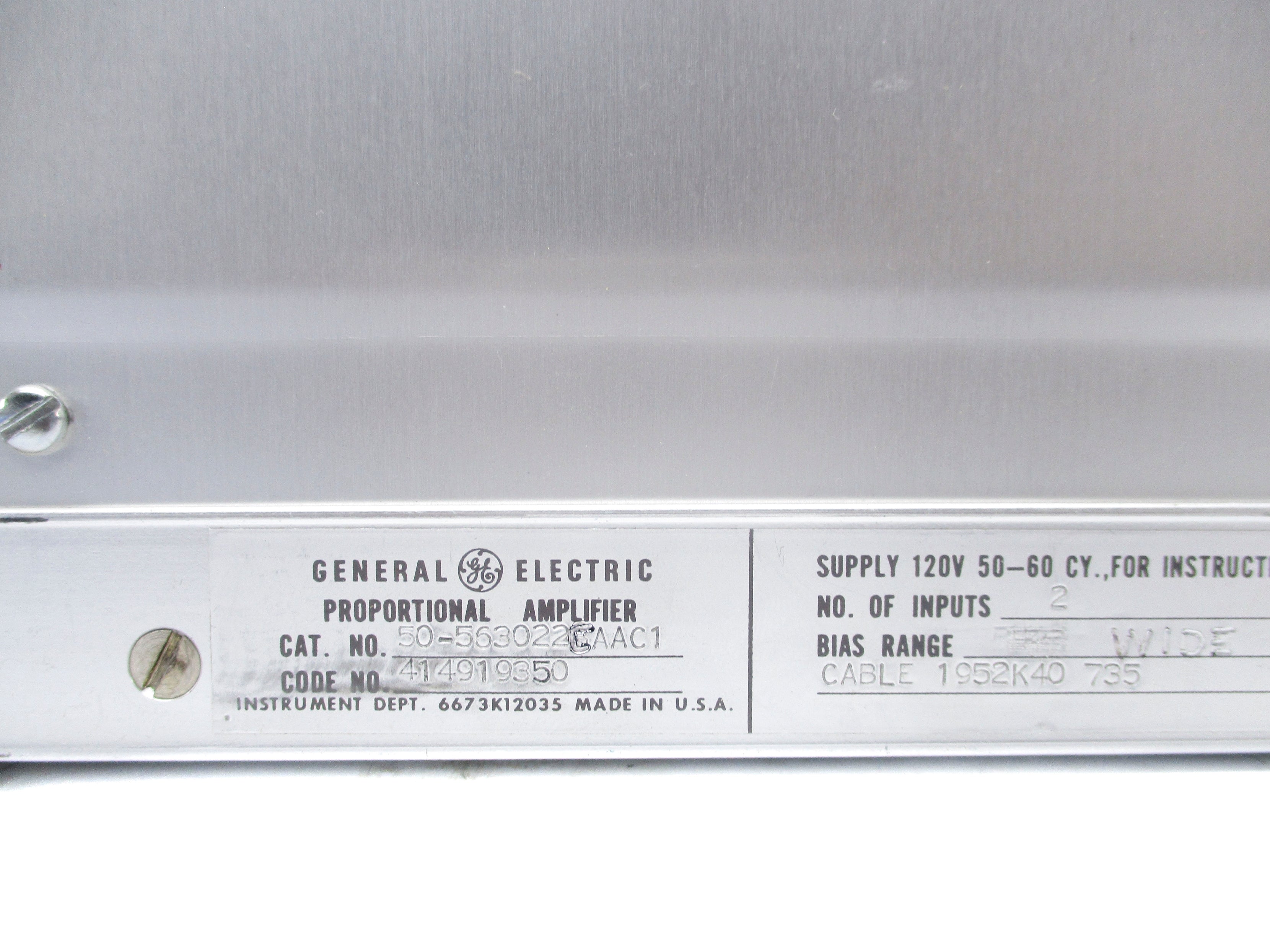 GENERAL ELECTRIC 50-536022CAAC1 UNMP