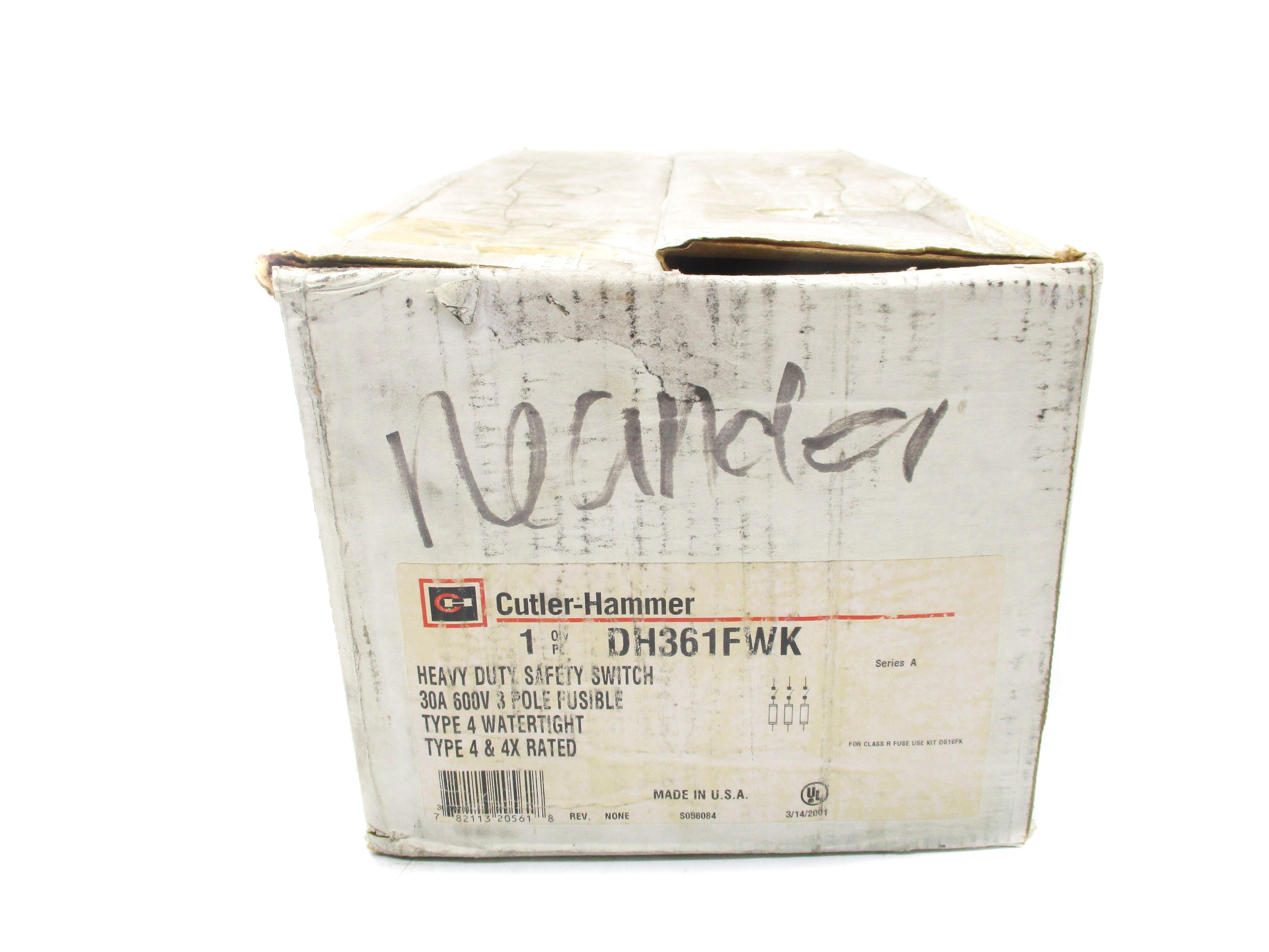 CUTLER HAMMER DH361FWK SER. A NSMP