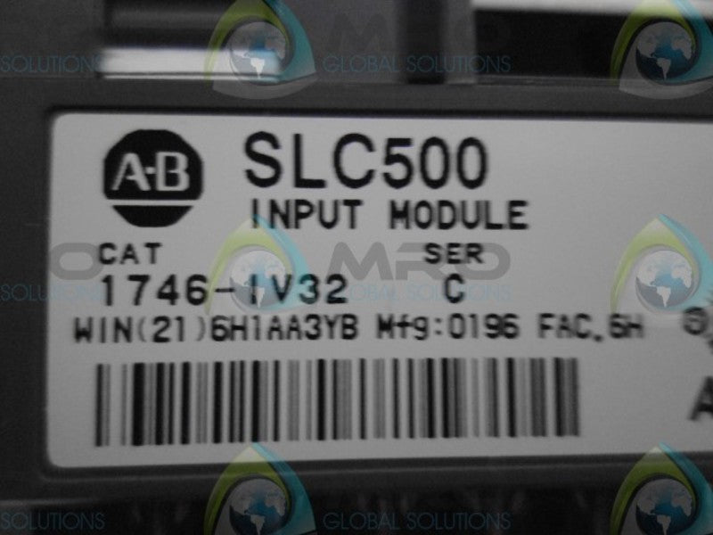 INDUSTRIAL SPARE PART SLC 500 1746-IV32 SER. C INPUT MODULE  NSMP