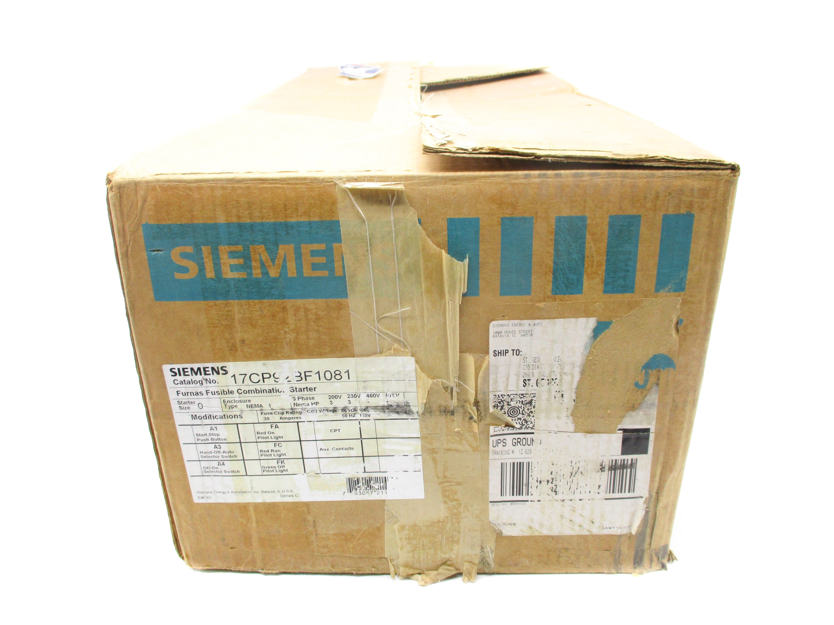 SIEMENS 17CP92BF1081 SER. C NSMP