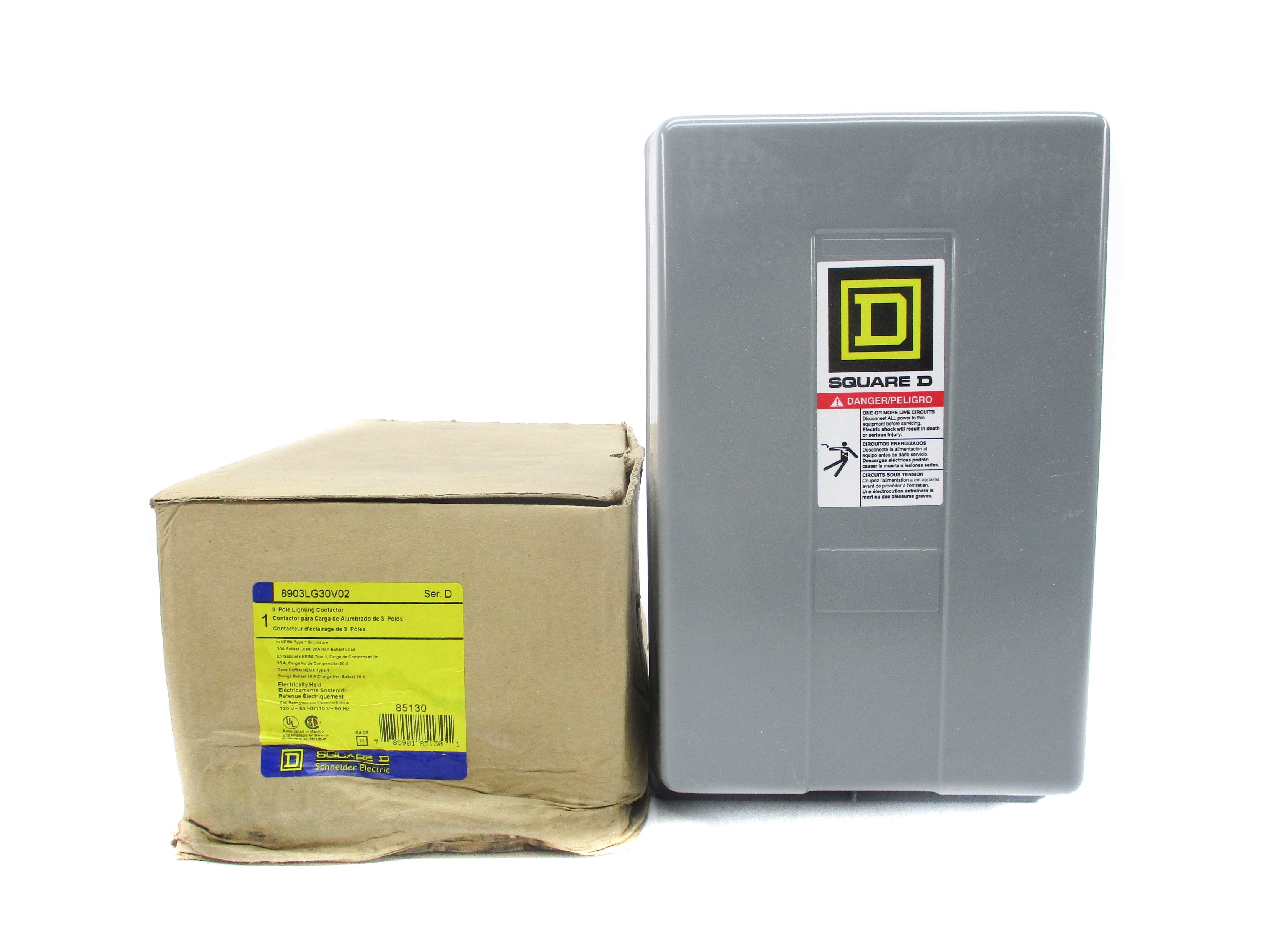 SQUARE D 8903LG30V02 SER. D 120V NSMP
