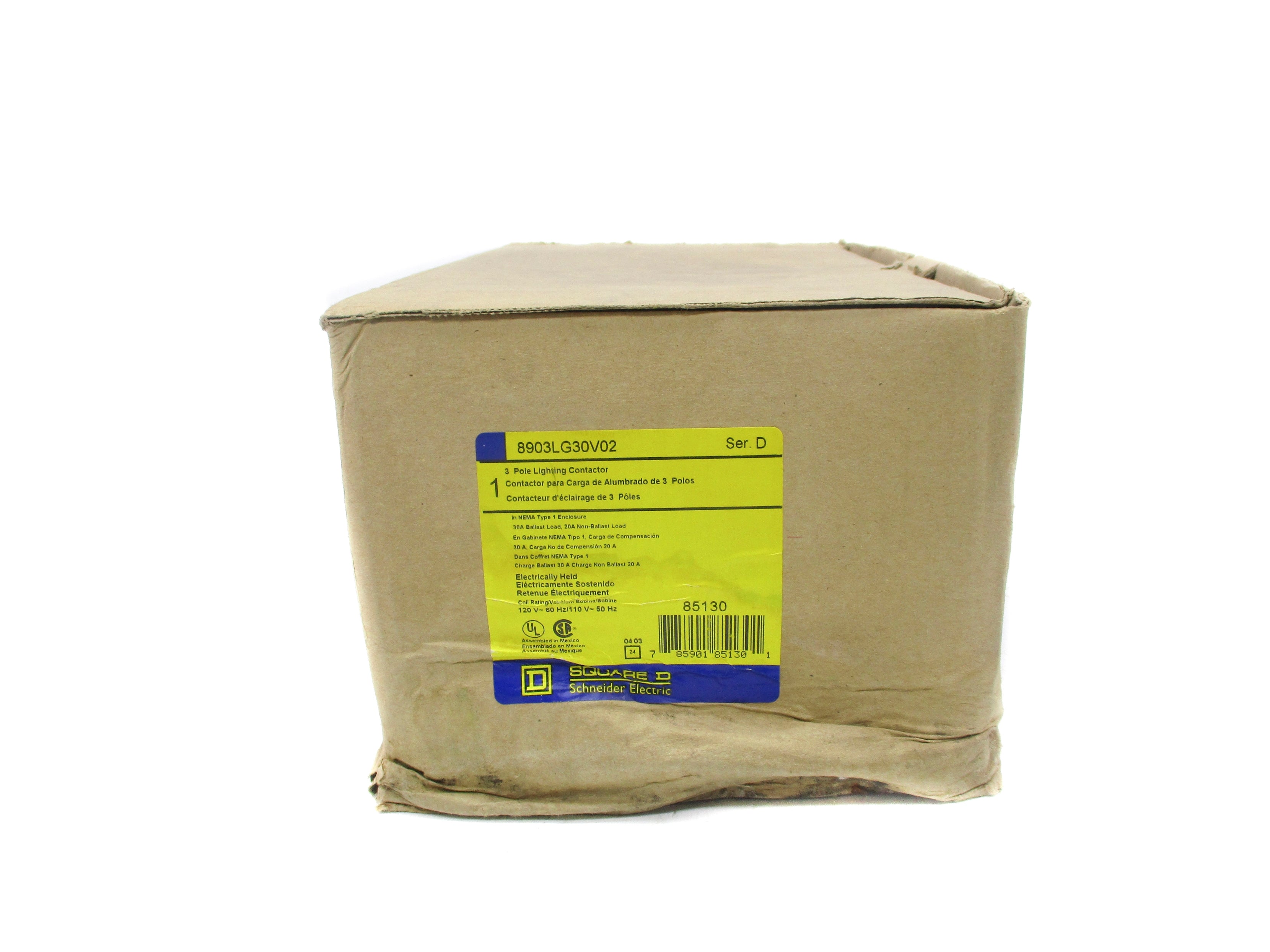 SQUARE D 8903LG30V02 SER. D 120V NSMP