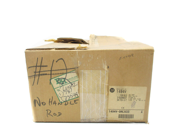 ALLEN BRADLEY 1494V-DRL633 SER. A (AS PICTURED)  (BR/WH) NSMP