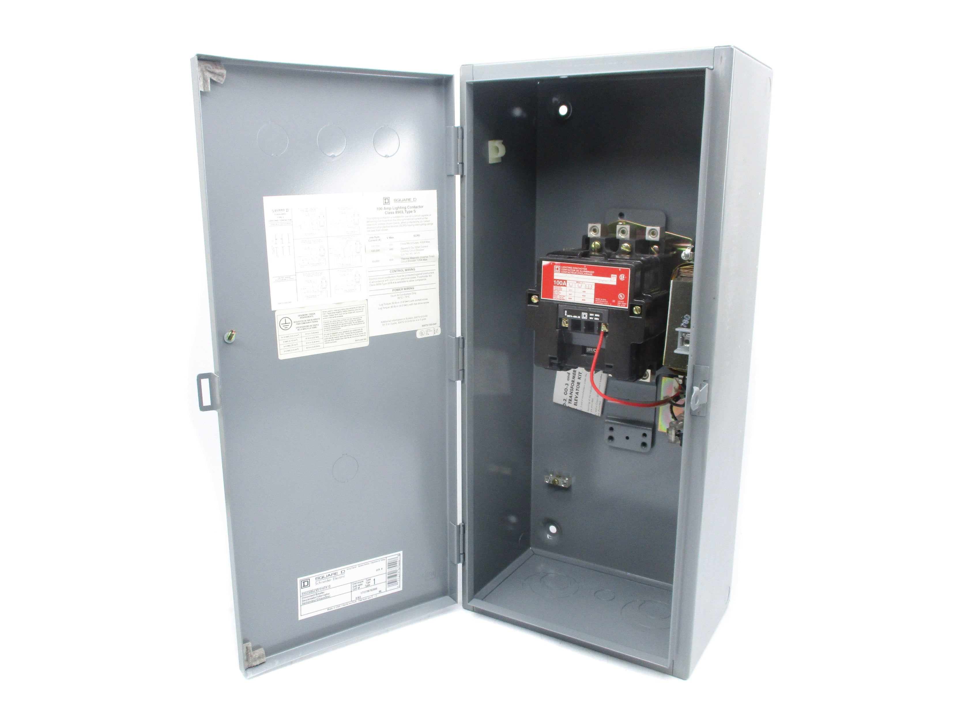 SQUARE D 8903SQG2V81F4TX10 SER. B 120V NSMP