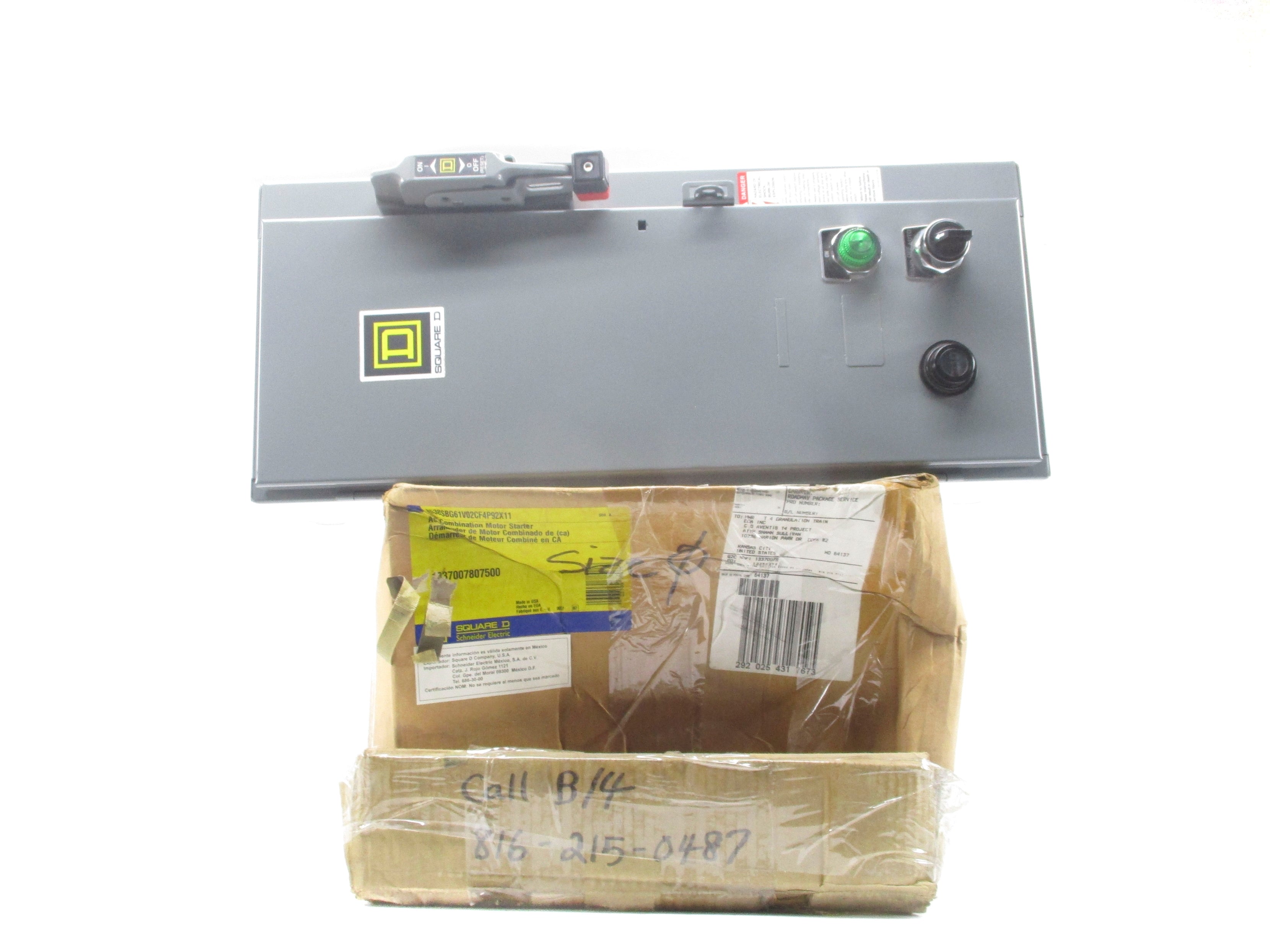 SQUARE D 8538SBG61V02CF4P92X11 SER. A NSMP