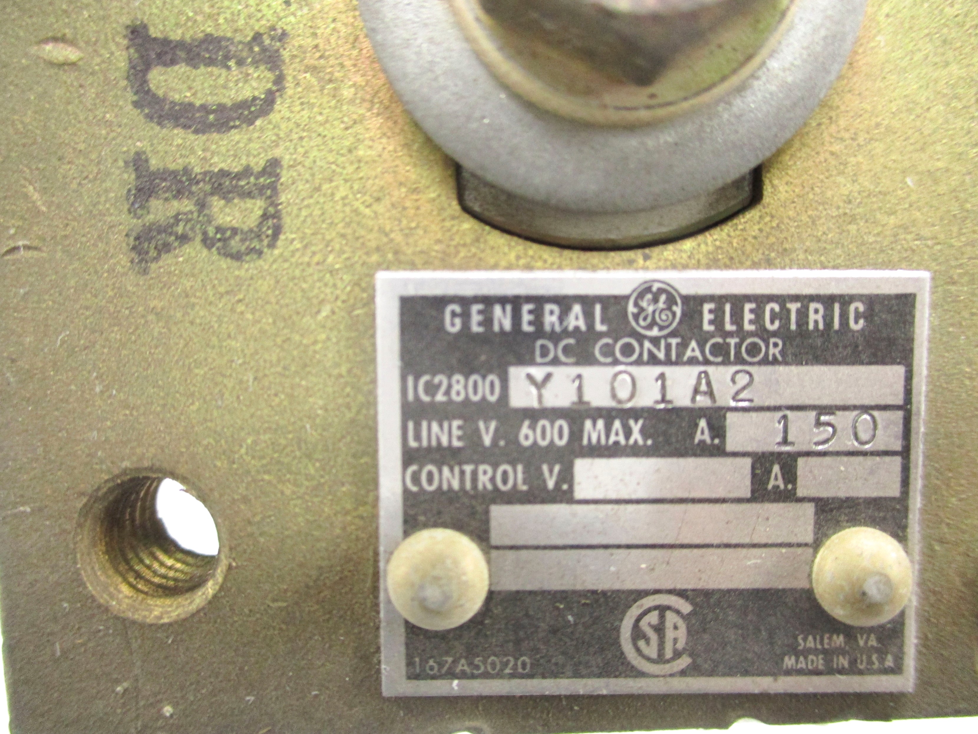 GENERAL ELECTRIC IC2800Y101A2 600V (AS PICTURED) NSNP