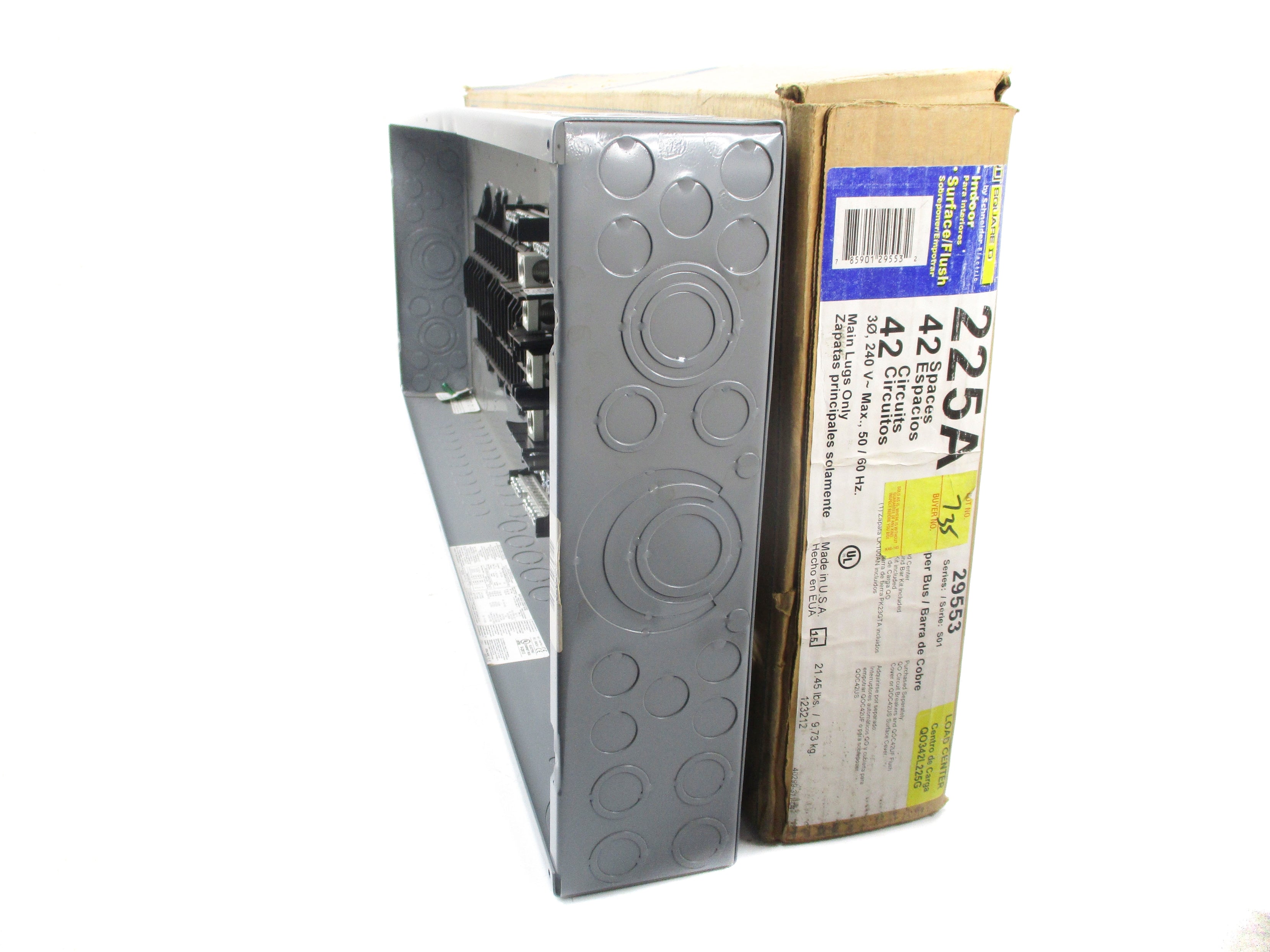 SQUARE D QO342L225G SER. S01 NSMP