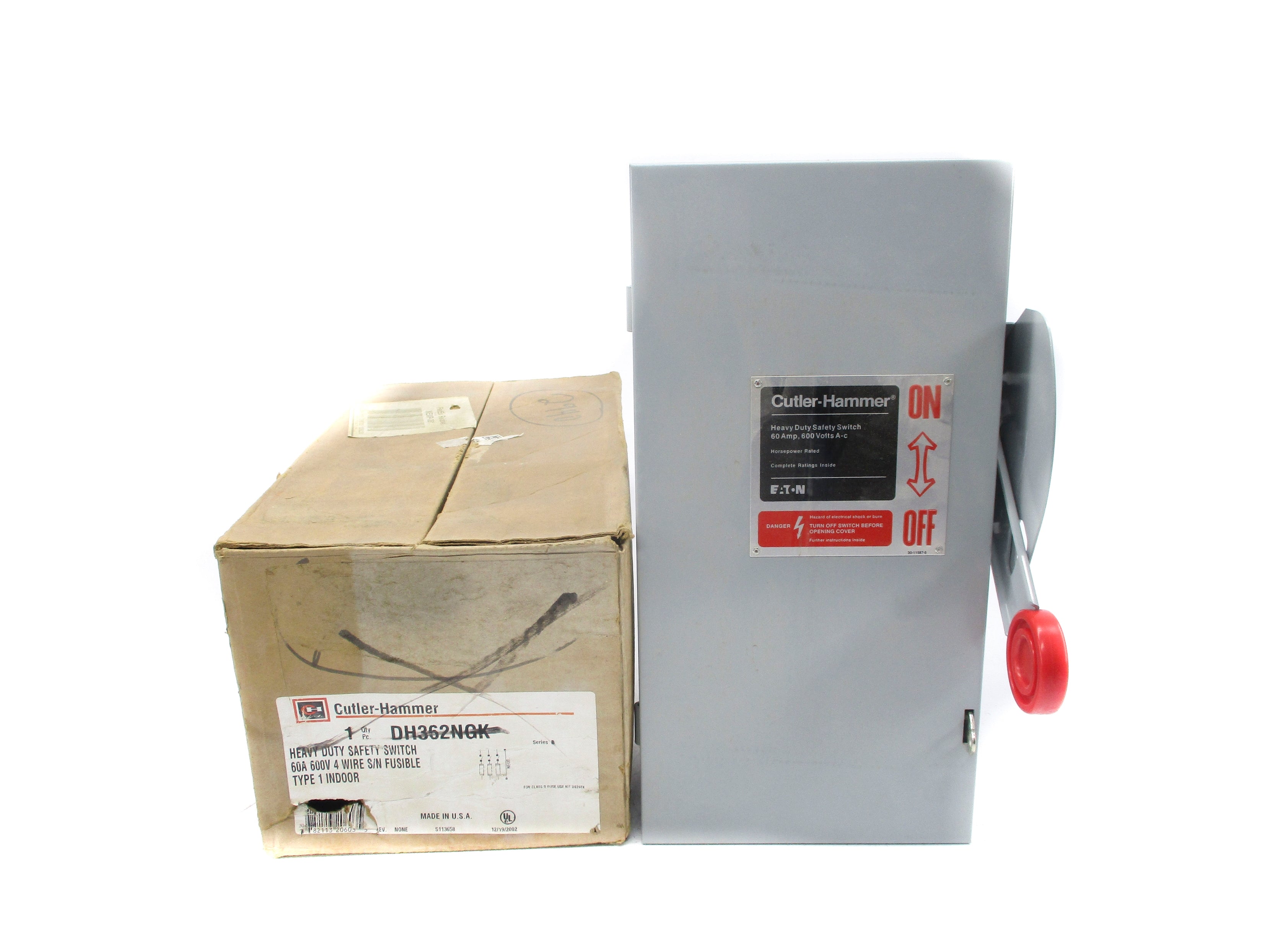CUTLER HAMMER DH362NGK SER. B (AS PICTURED) NSMP